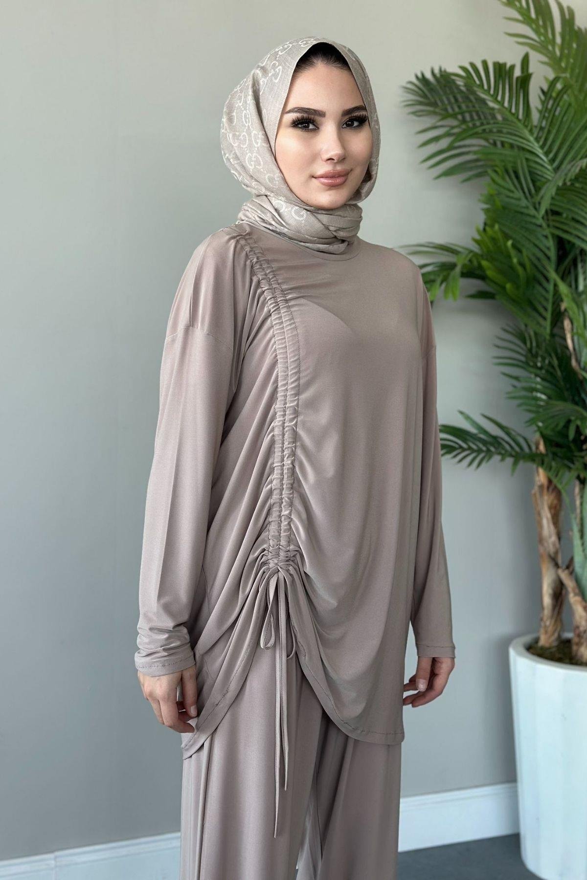 Kıvılcım Pantolon Takım Vizon, Fiyatları 