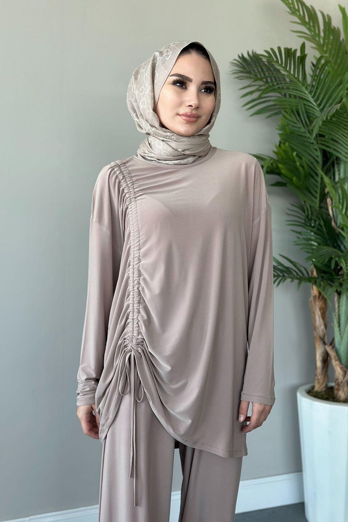 Kıvılcım Pantolon Takım Vizon, Fiyatları 