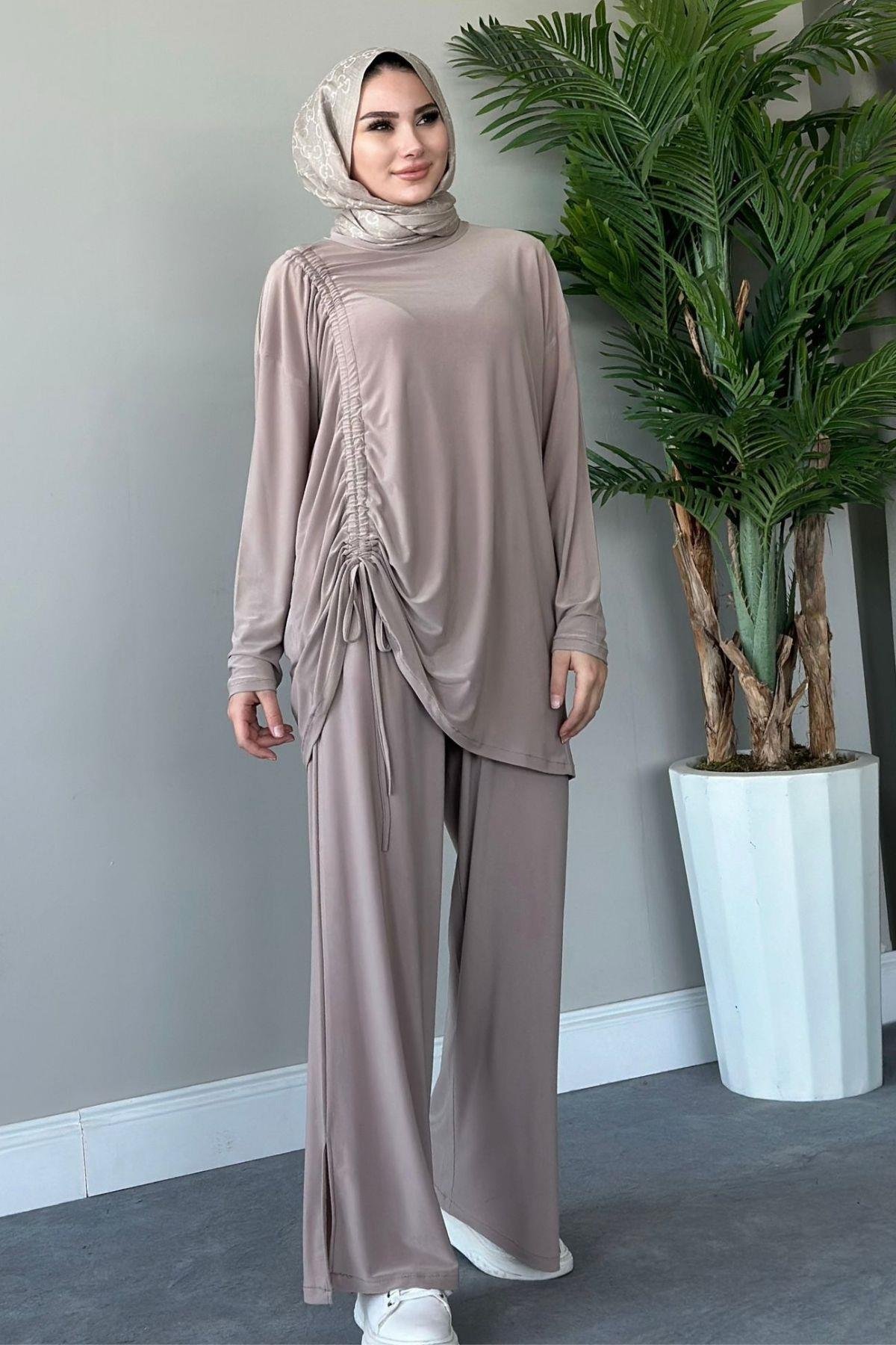 Kıvılcım Pantolon Takım Vizon, Fiyatları 