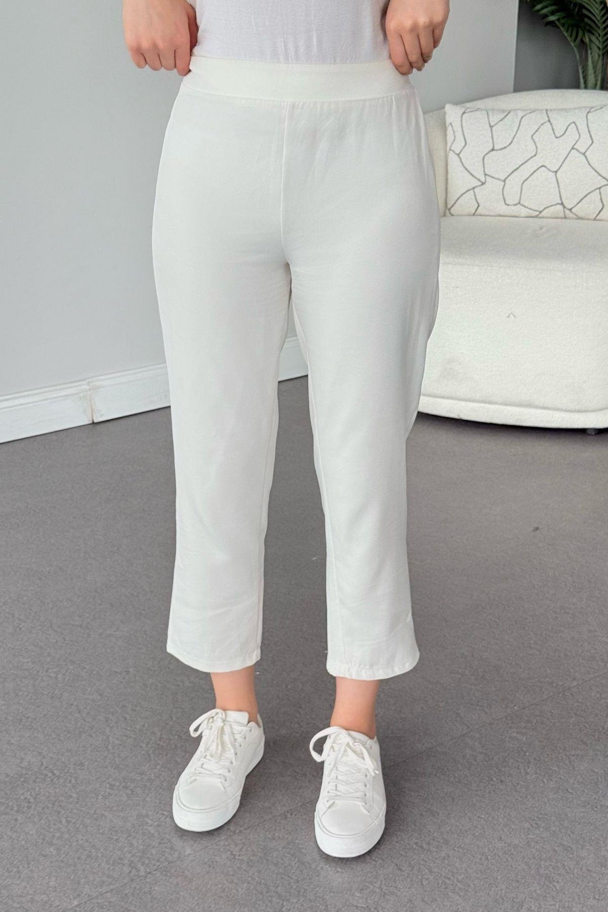 Klasik Pantolon Beyaz, Fiyatları Klasik Pantolon Beyaz - Haza Moda 