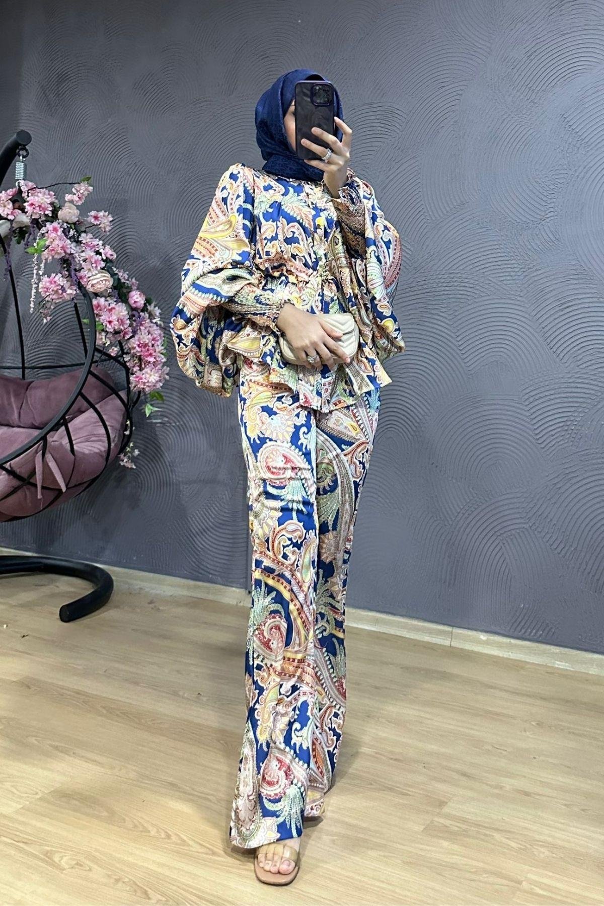 Kol Detay Saten Takım Bej, Fiyatları 