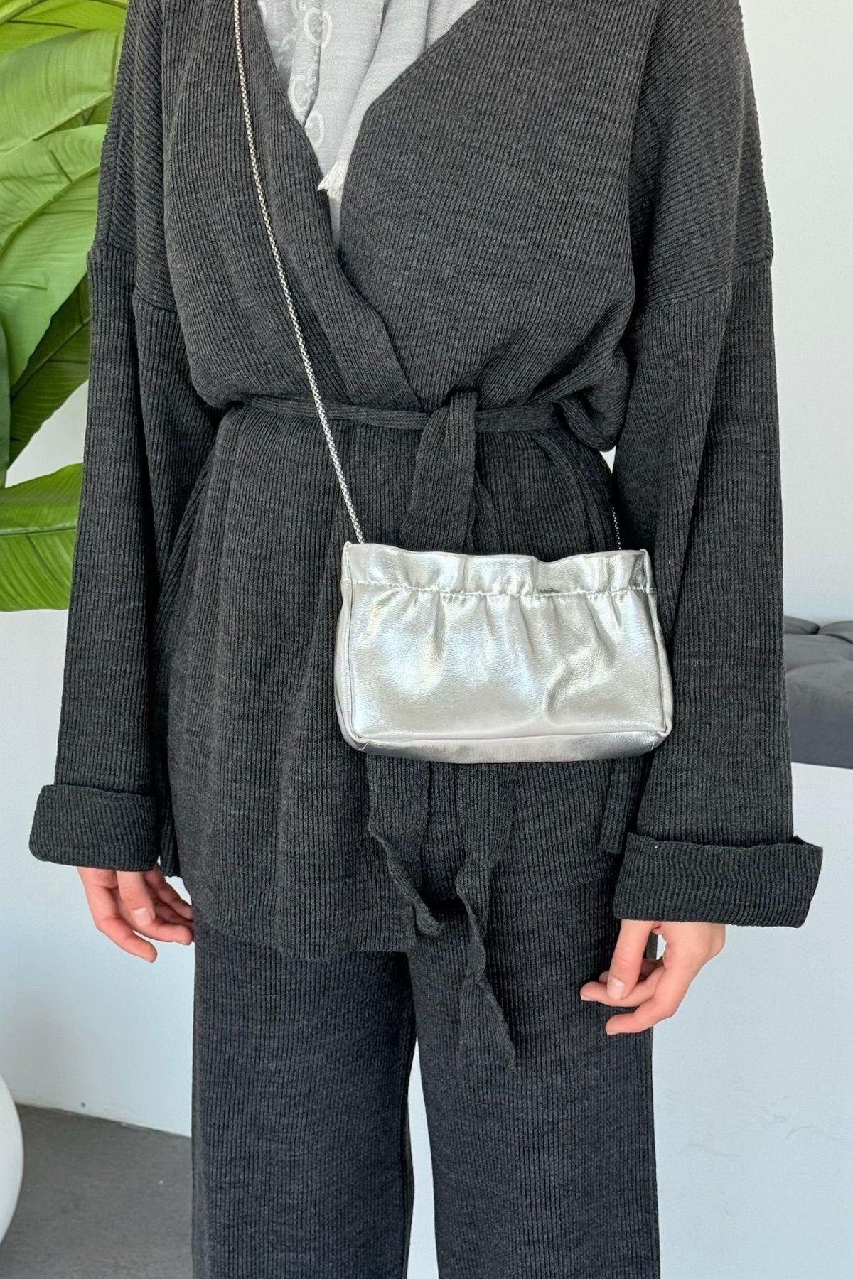 Kol Katlamalı Kemerli Takım Füme, Fiyatları 