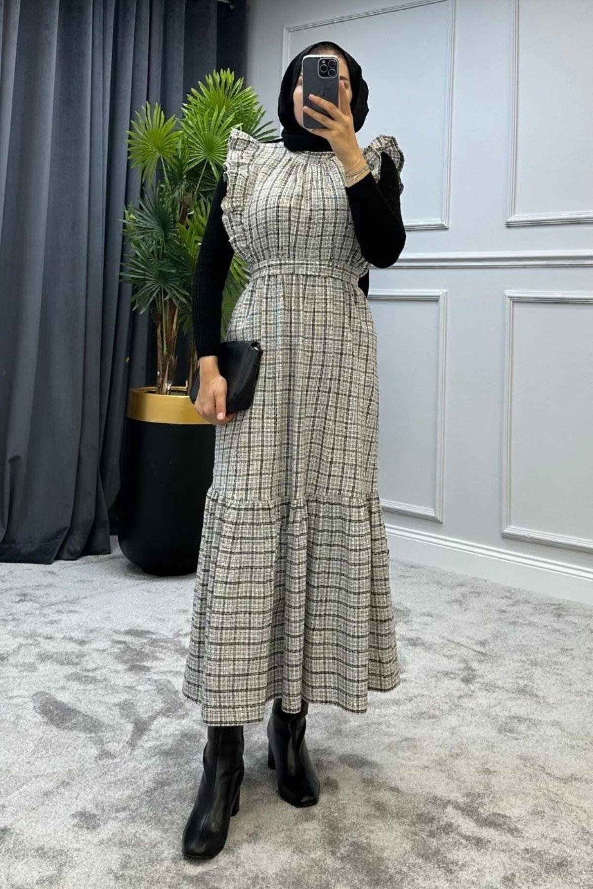 Kolu Fırfırlı Jile Ekru, Fiyatları 