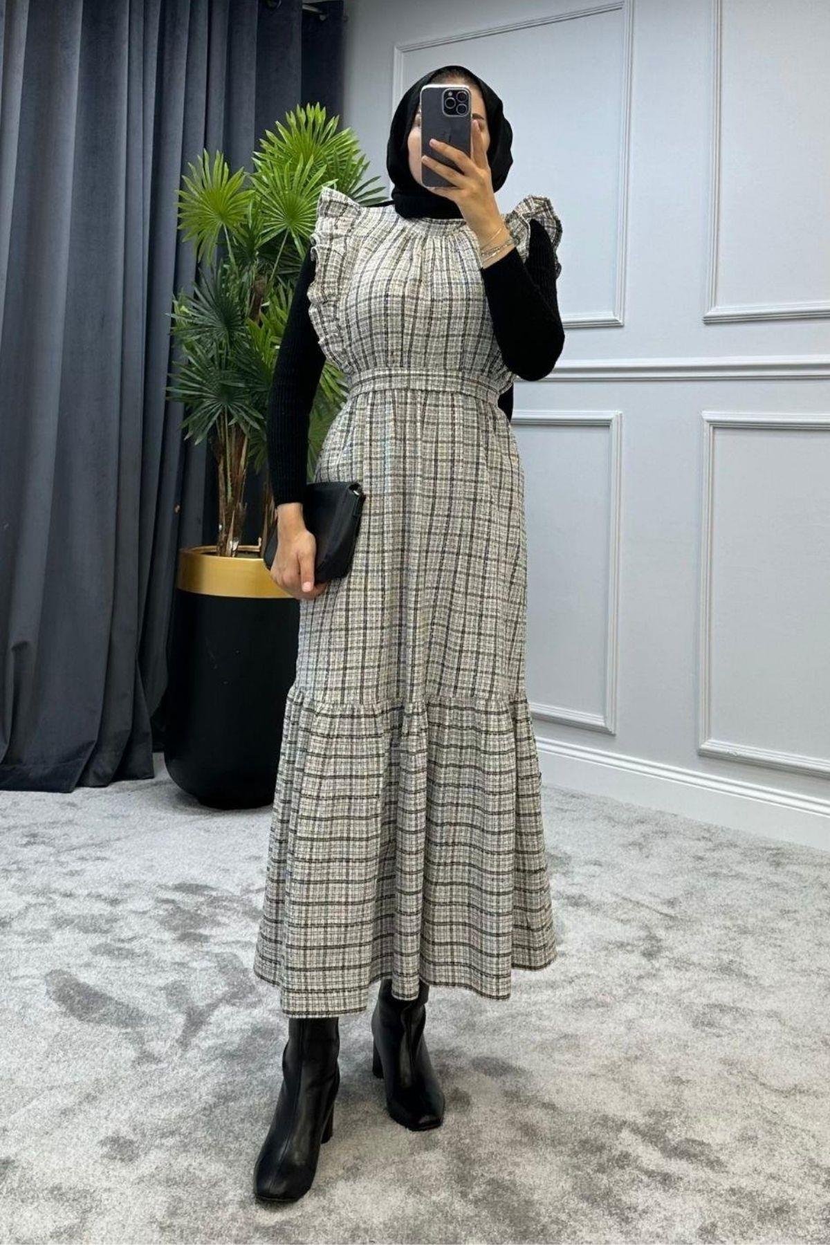 Kolu Fırfırlı Jile Ekru, Fiyatları 