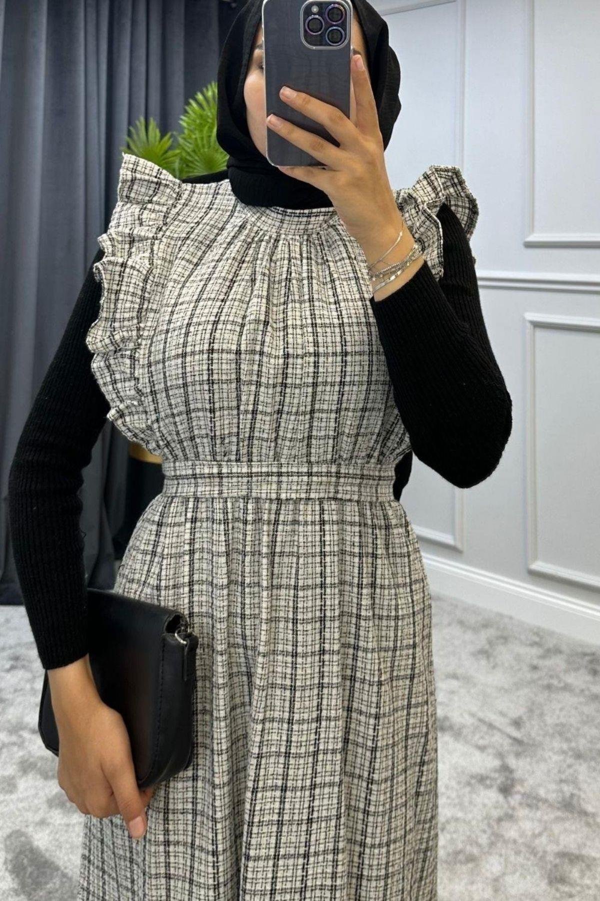 Kolu Fırfırlı Jile Ekru, Fiyatları 