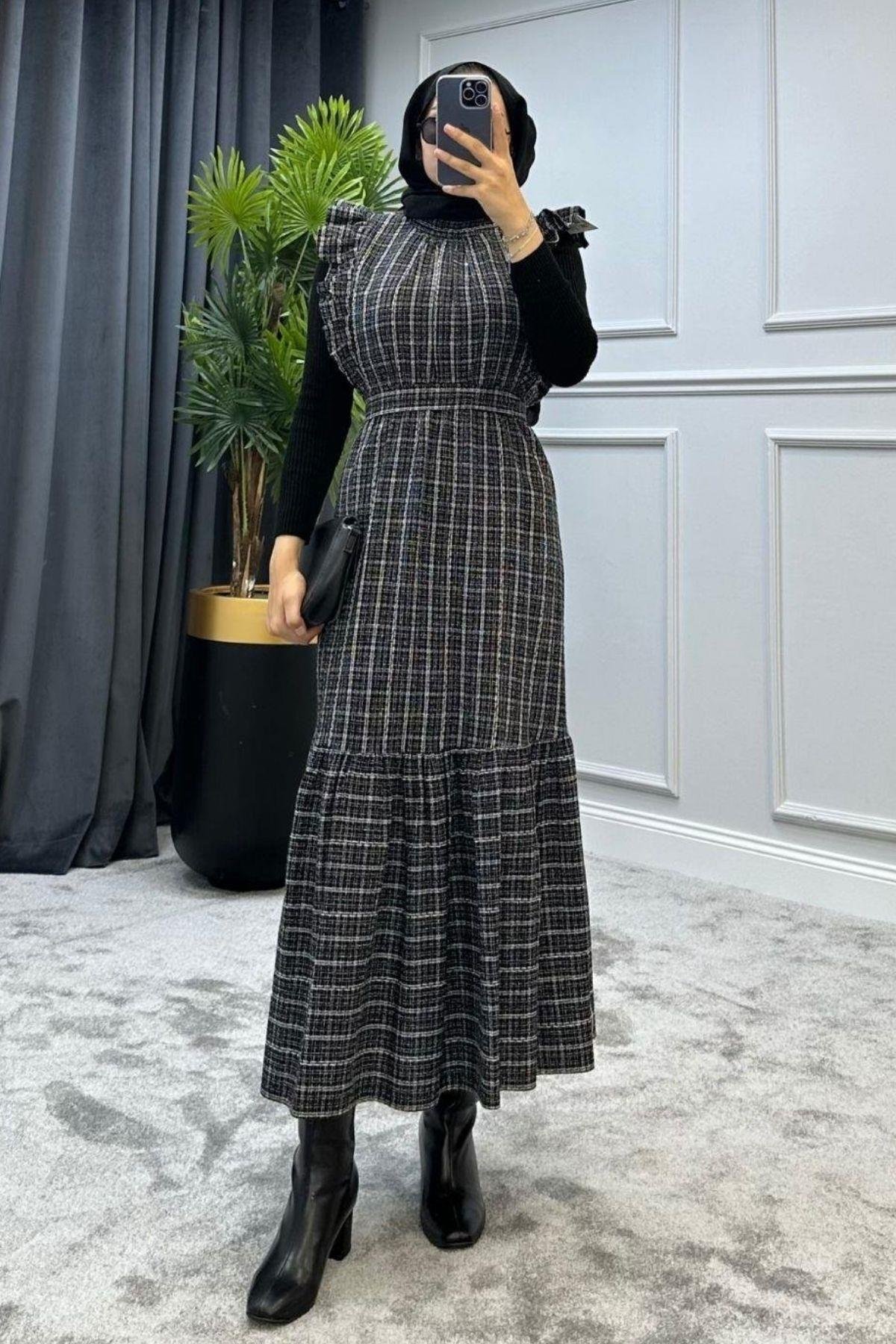 Kolu Fırfırlı Jile Siyah, Fiyatları 