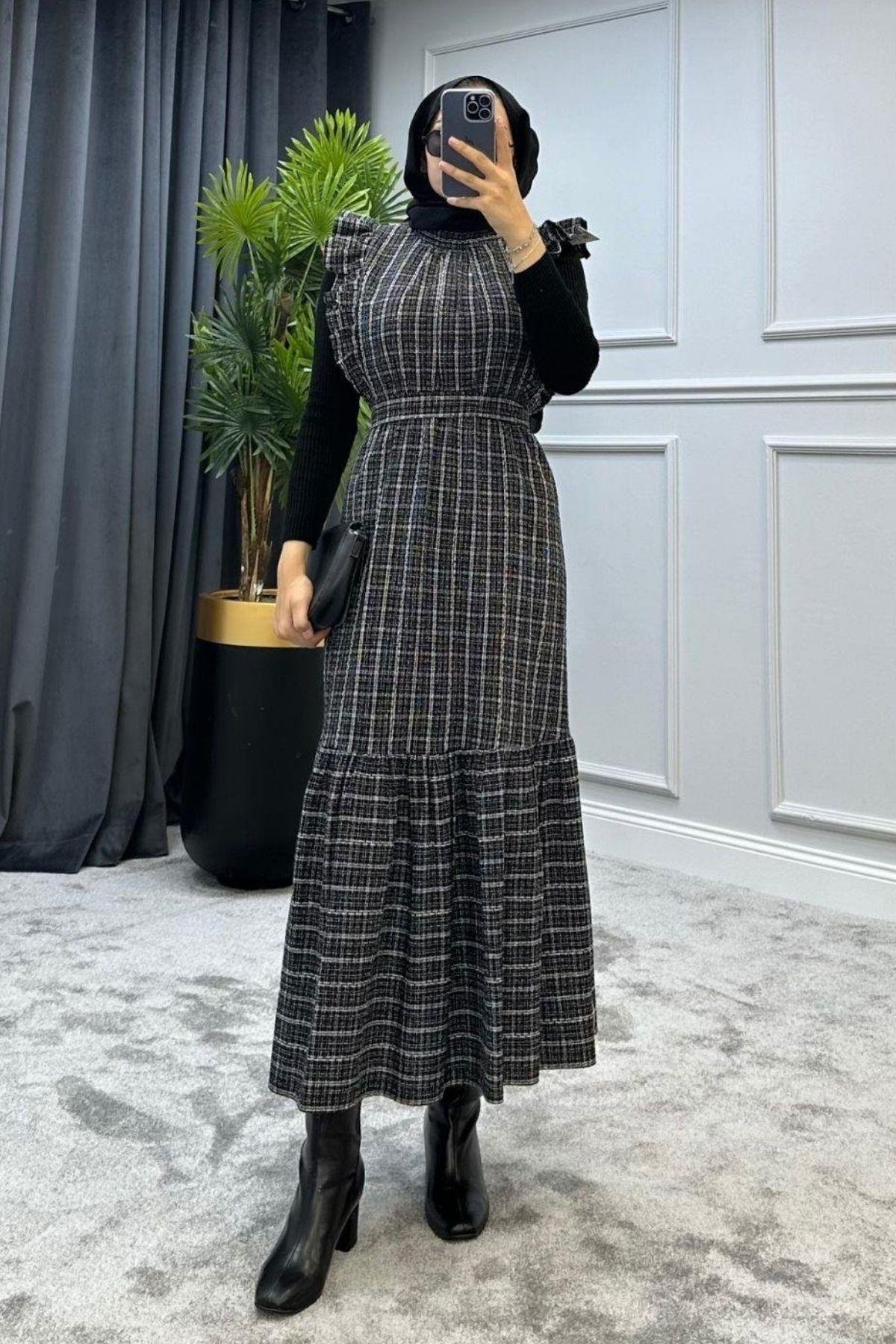 Kolu Fırfırlı Jile Siyah, Fiyatları 