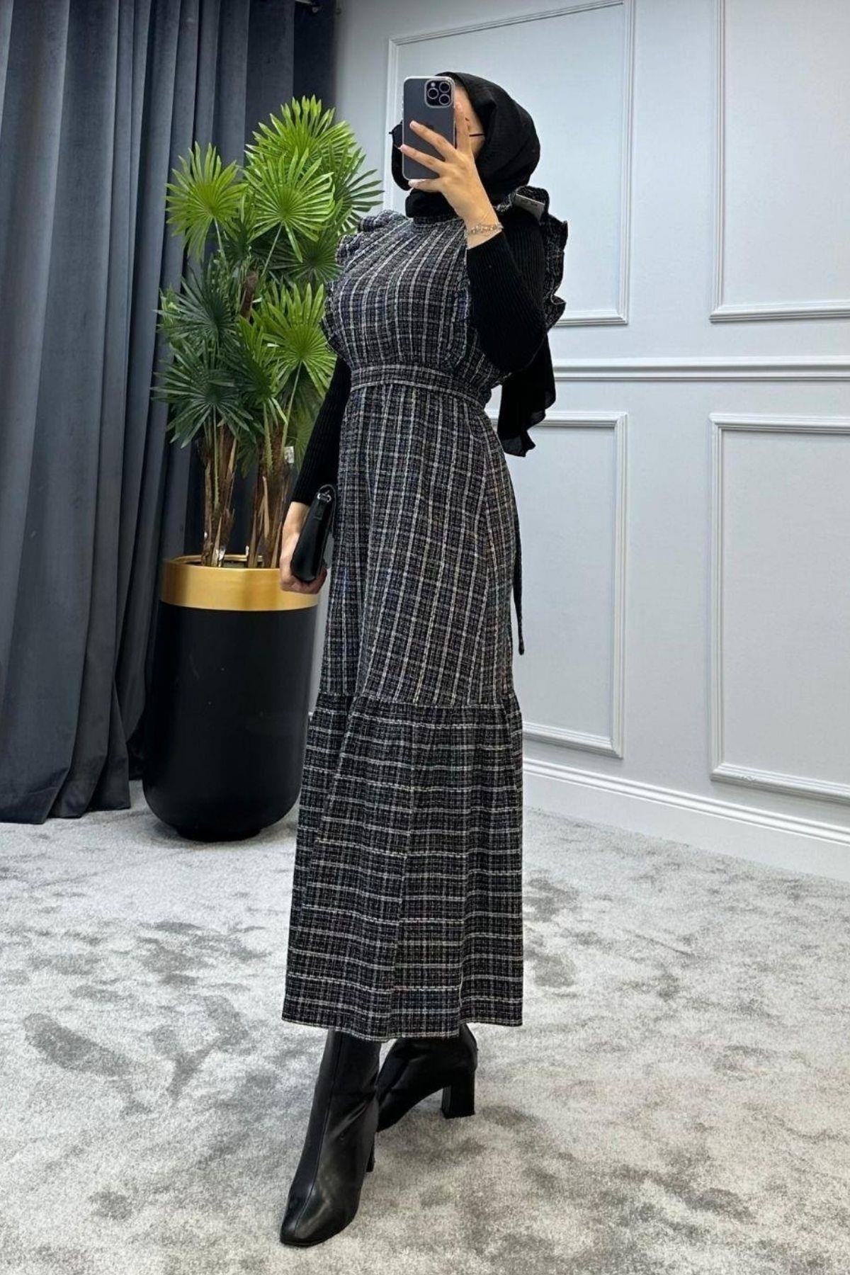 Kolu Fırfırlı Jile Siyah, Fiyatları 