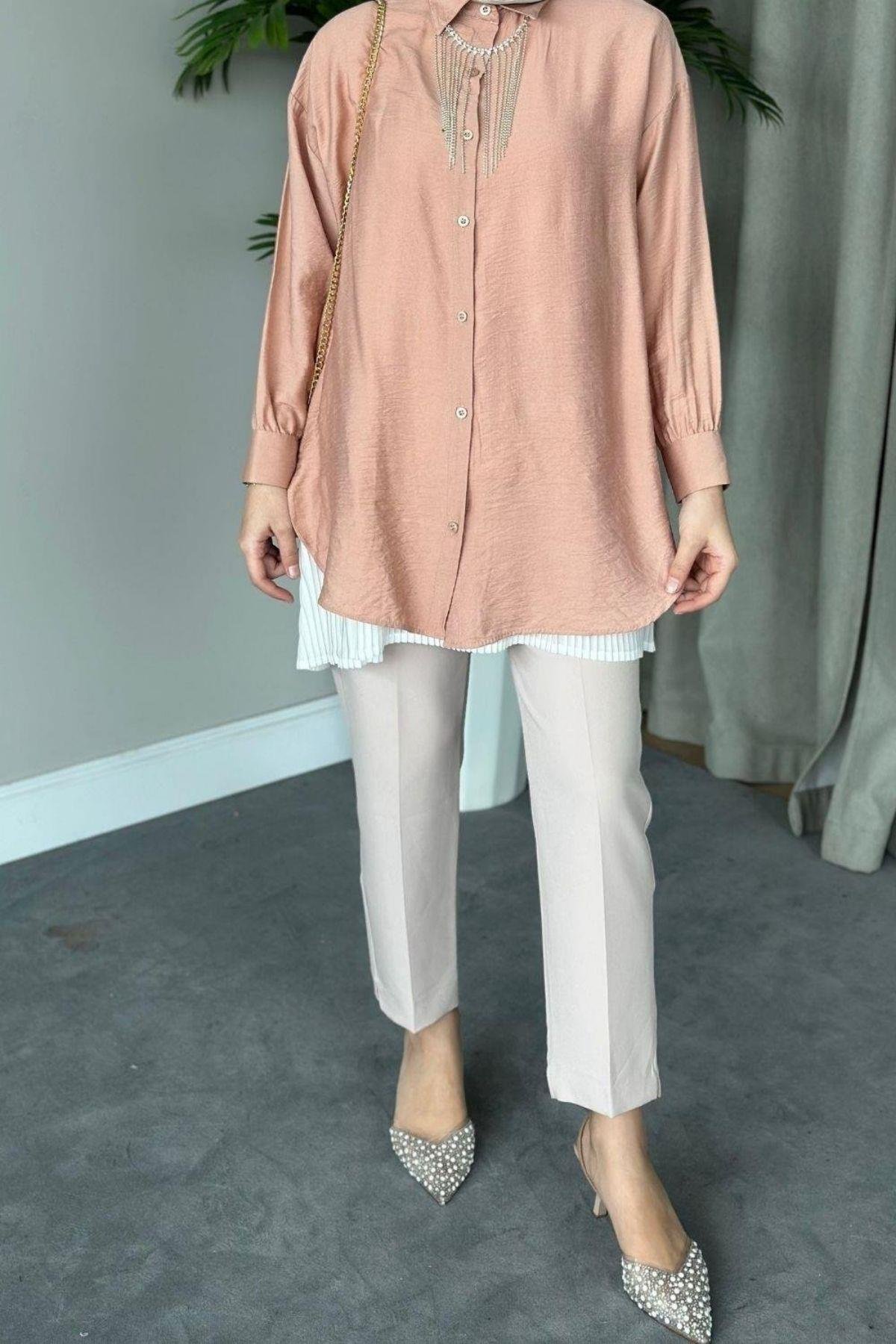 Kolyeli Tunik Camel, Fiyatları 