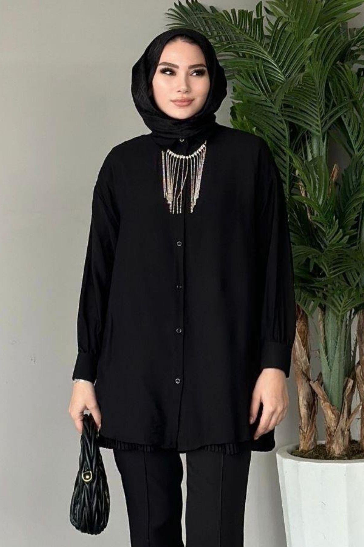 Kolyeli Tunik Siyah, Fiyatları 