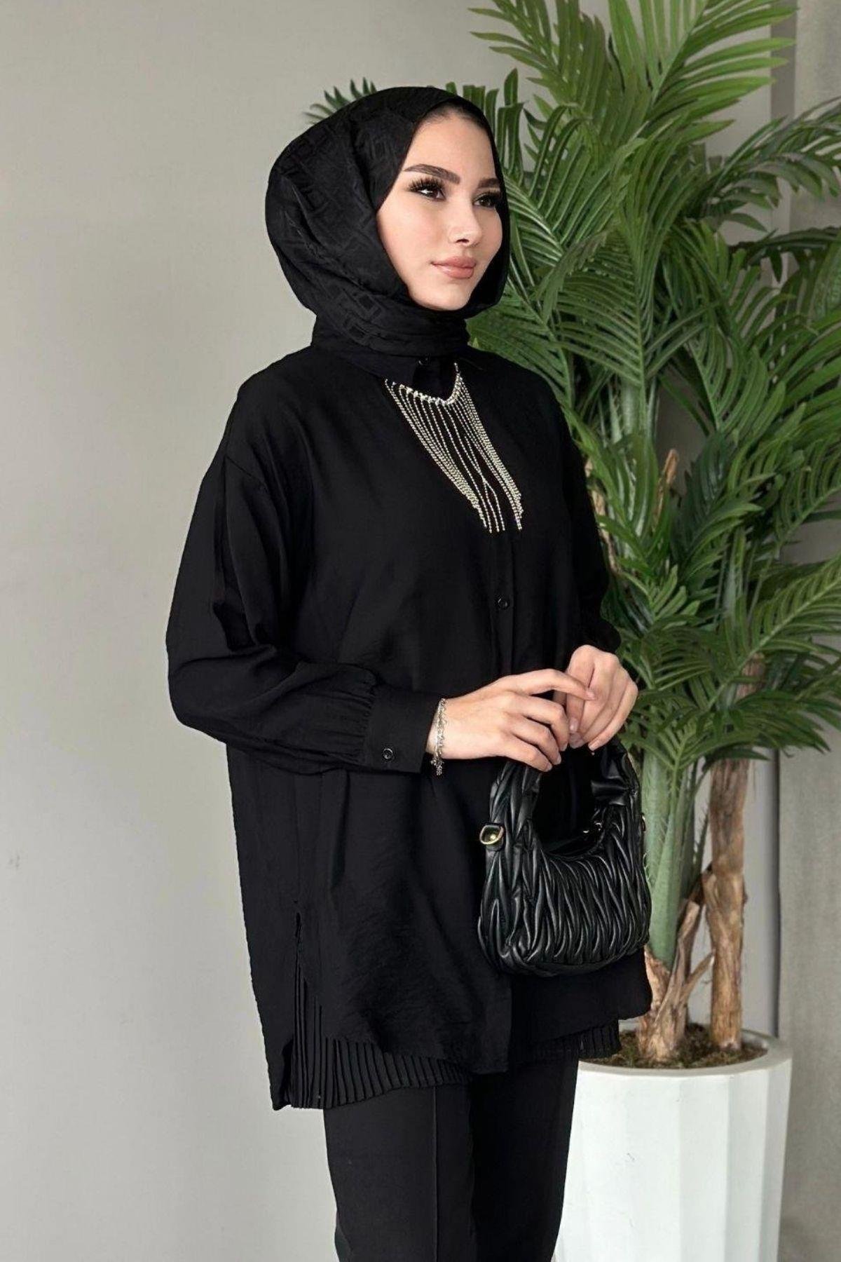 Kolyeli Tunik Siyah, Fiyatları 