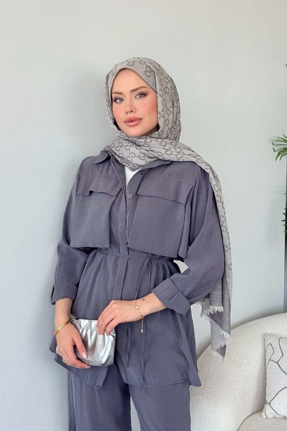 Körük Cepli Takım Antrasit, Fiyatları Körük Cepli Takım Antrasit- Haza Moda 