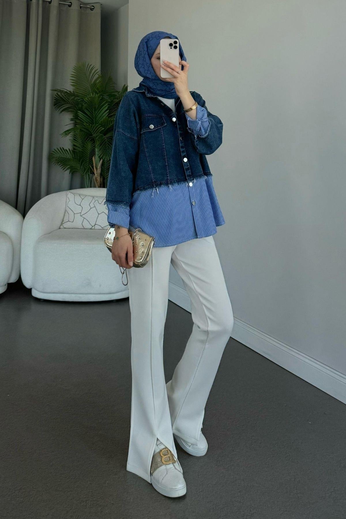 Kot Ceket Gömlek Lacivert, Fiyatları 