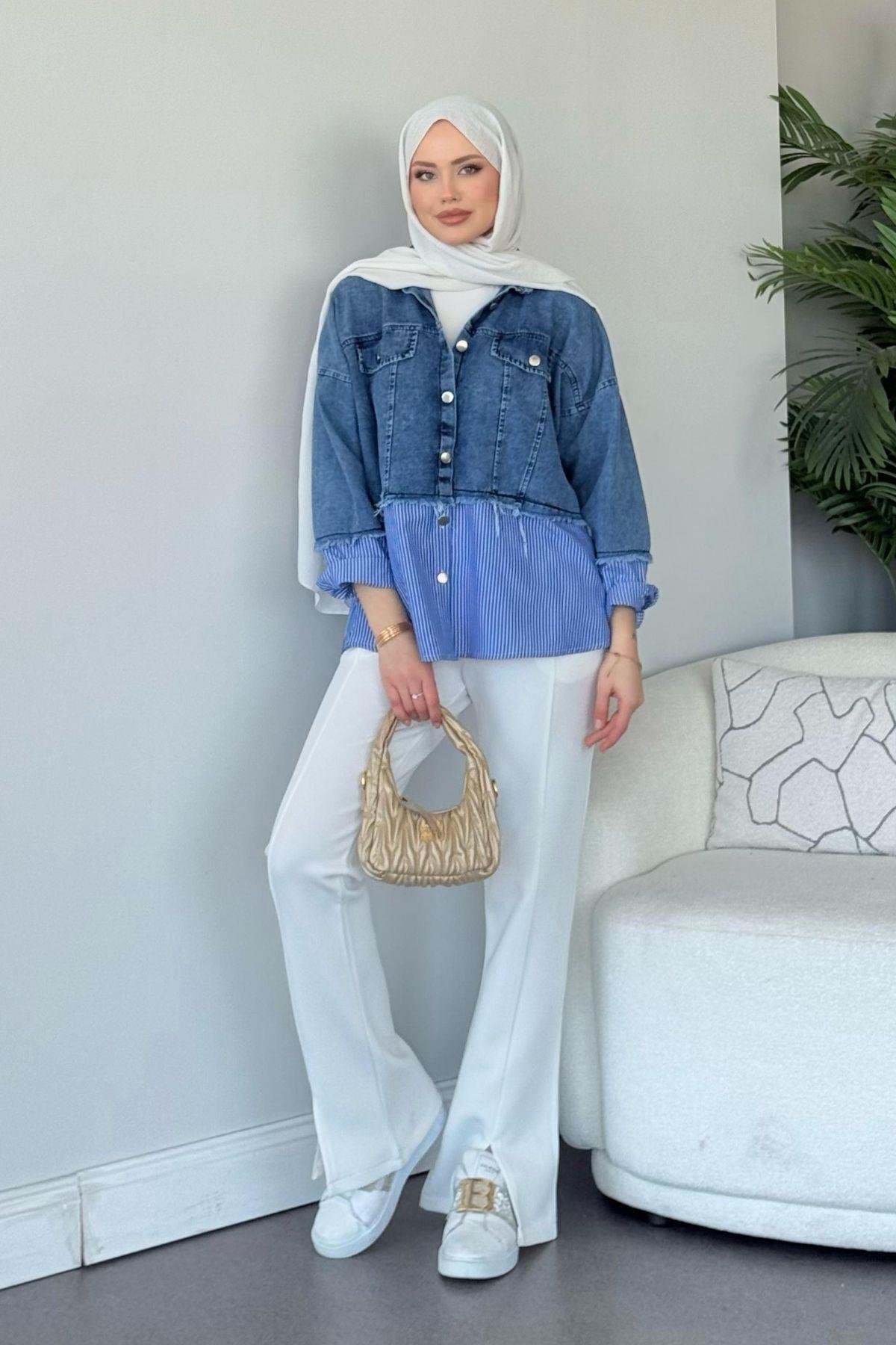 Kot Ceket Gömlek Mavi, Fiyatları 