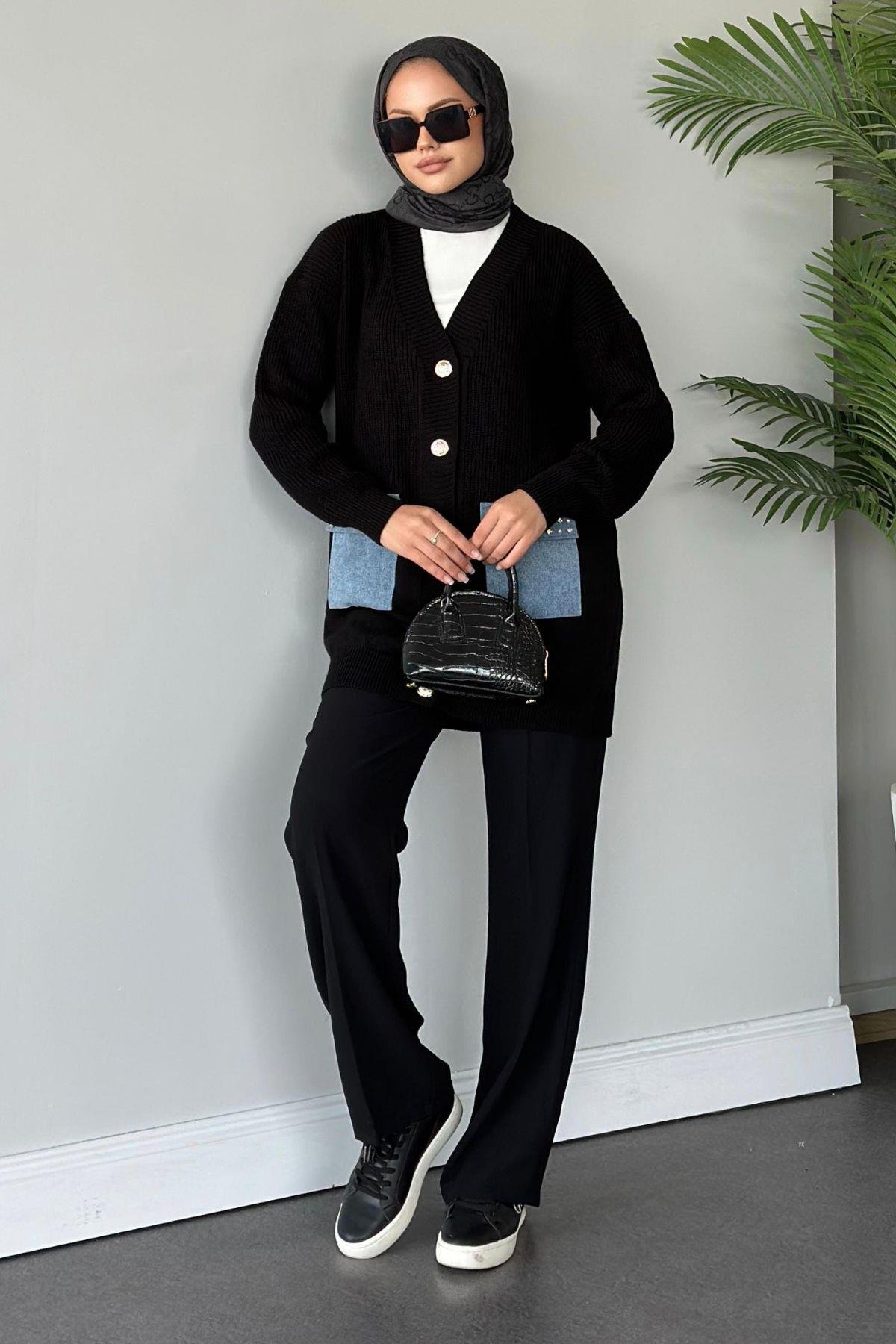 Kot Cepli Kazak Tunik Siyah, Fiyatları 