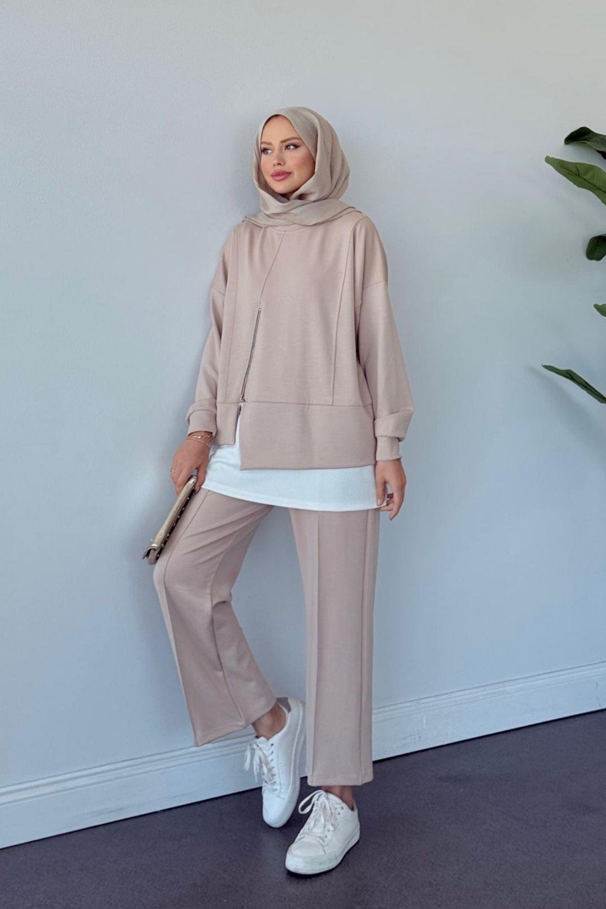 Küba Oysho Takım Bej, Fiyatları Küba Oysho Takım Bej - Haza Moda 