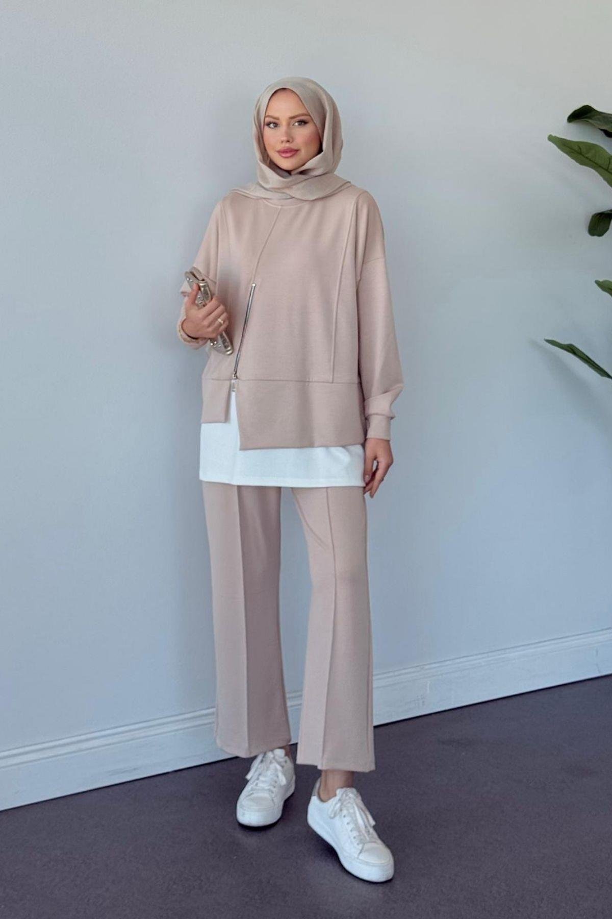 Küba Oysho Takım Bej, Fiyatları Küba Oysho Takım Bej - Haza Moda 