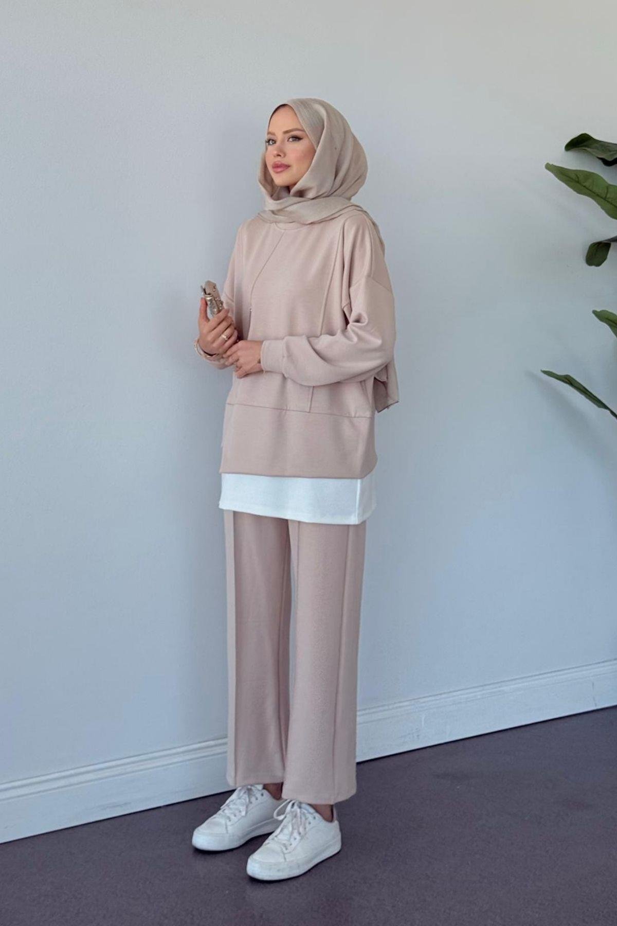 Küba Oysho Takım Bej, Fiyatları Küba Oysho Takım Bej - Haza Moda 