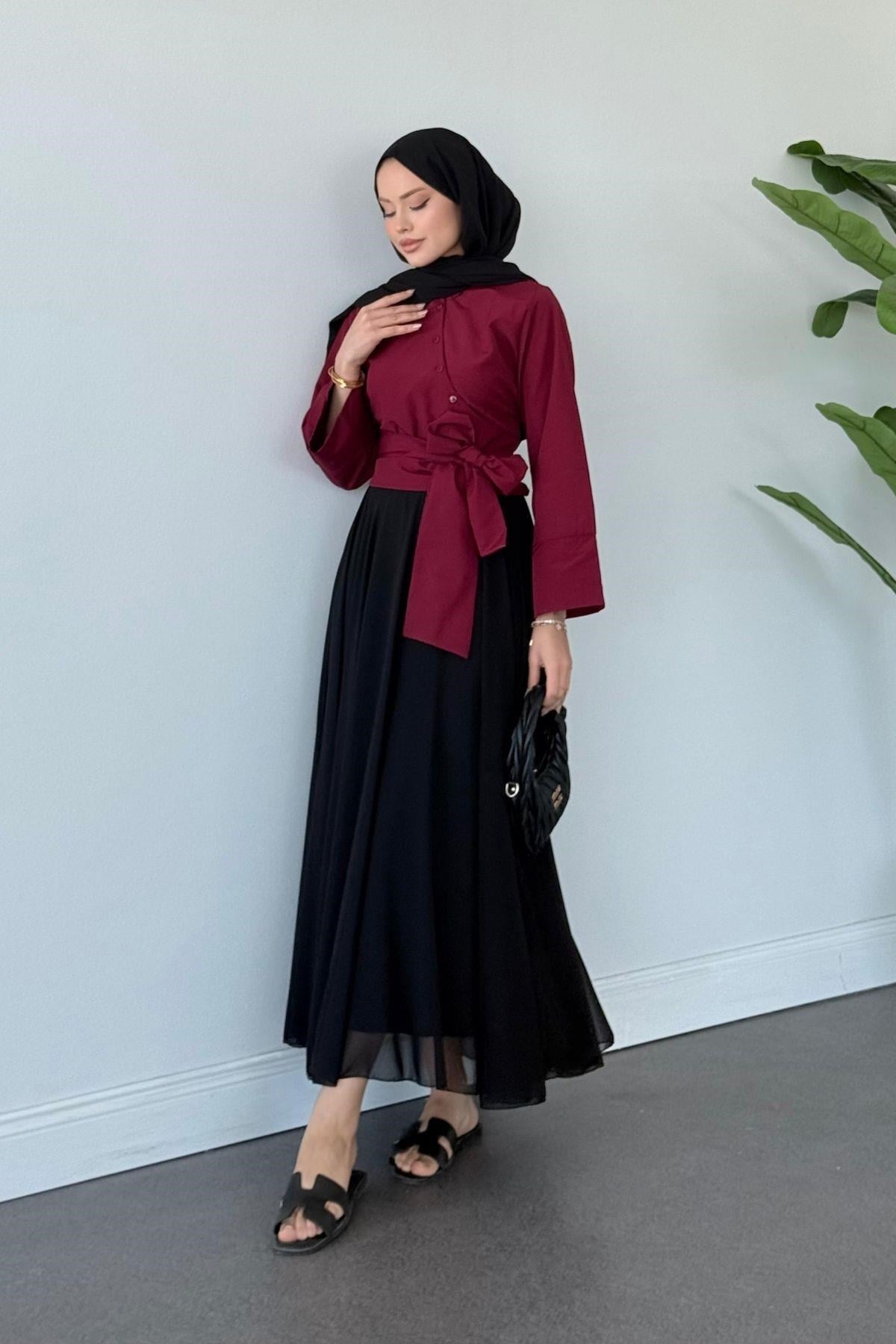 Kumru Etek Siyah, Fiyatları Kumru Etek Siyah - Haza Moda 