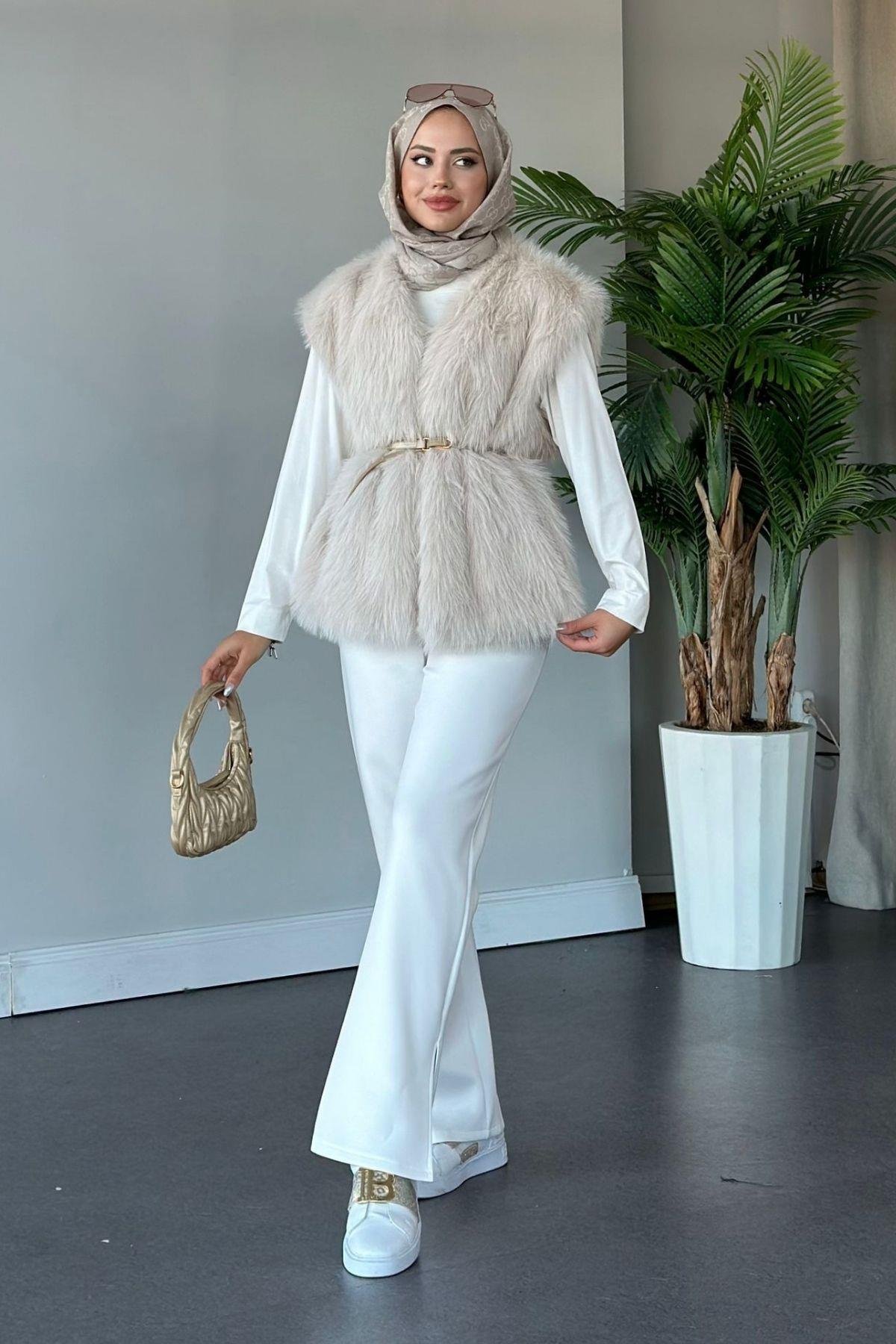 Kürk Yelek Bej, Fiyatları 