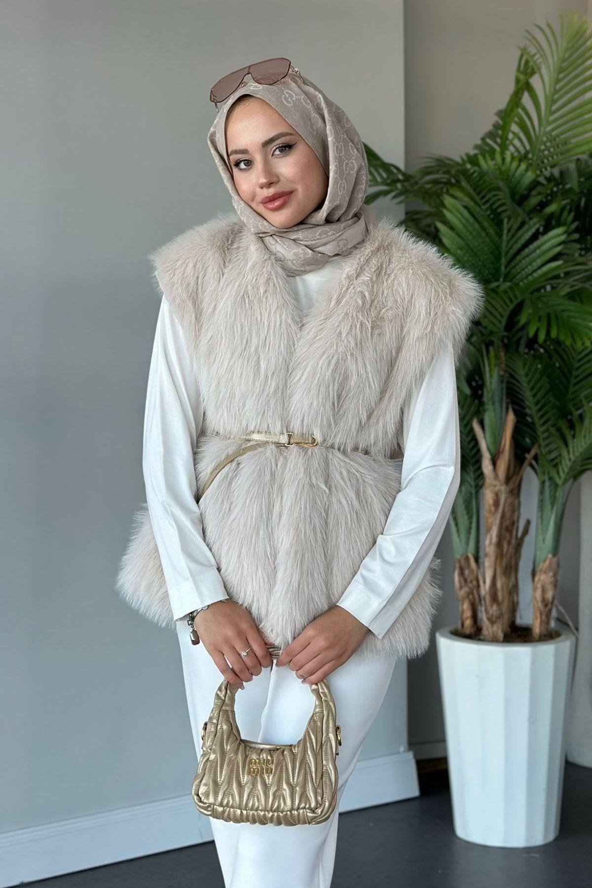 Kürk Yelek Bej, Fiyatları 