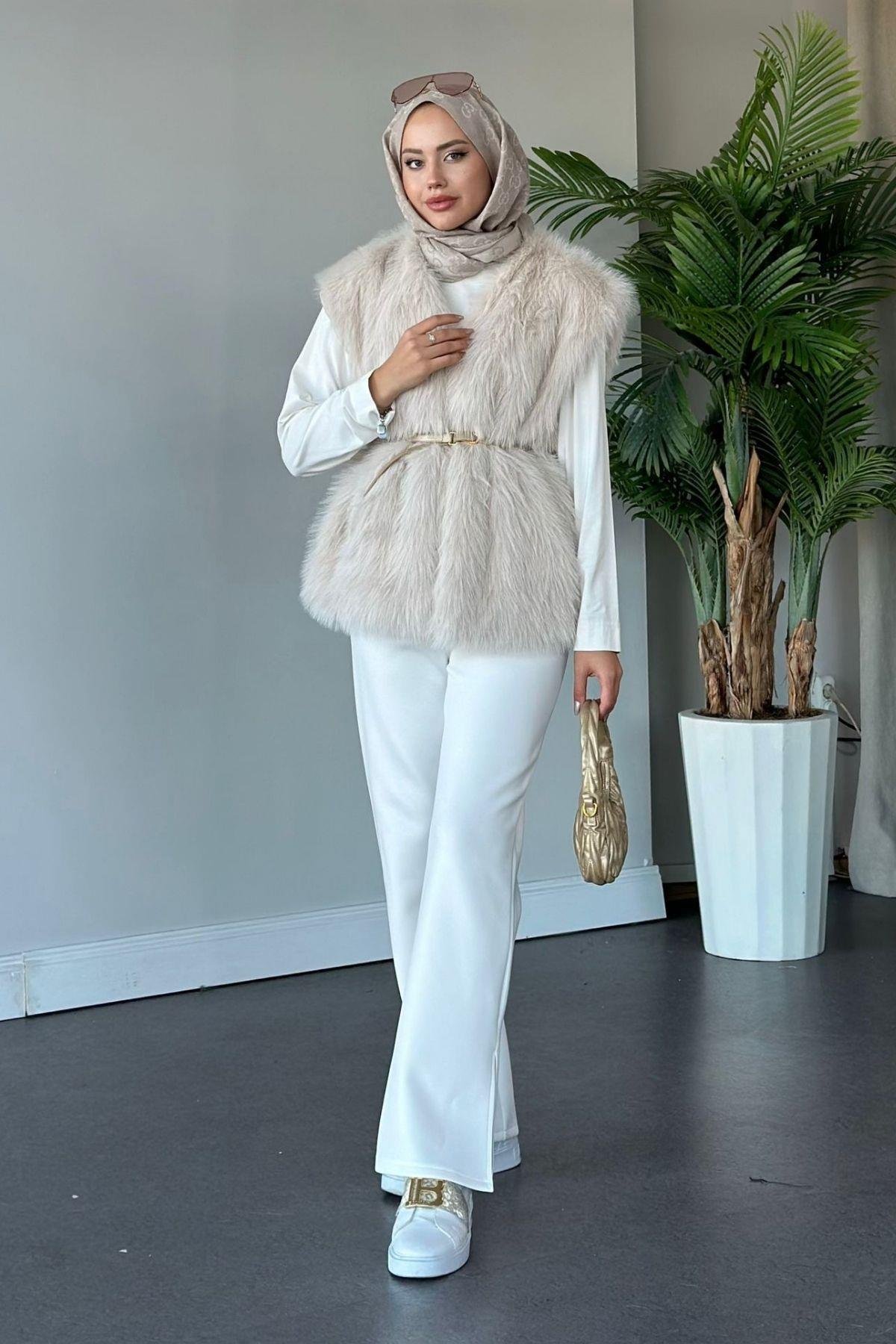 Kürk Yelek Bej, Fiyatları 