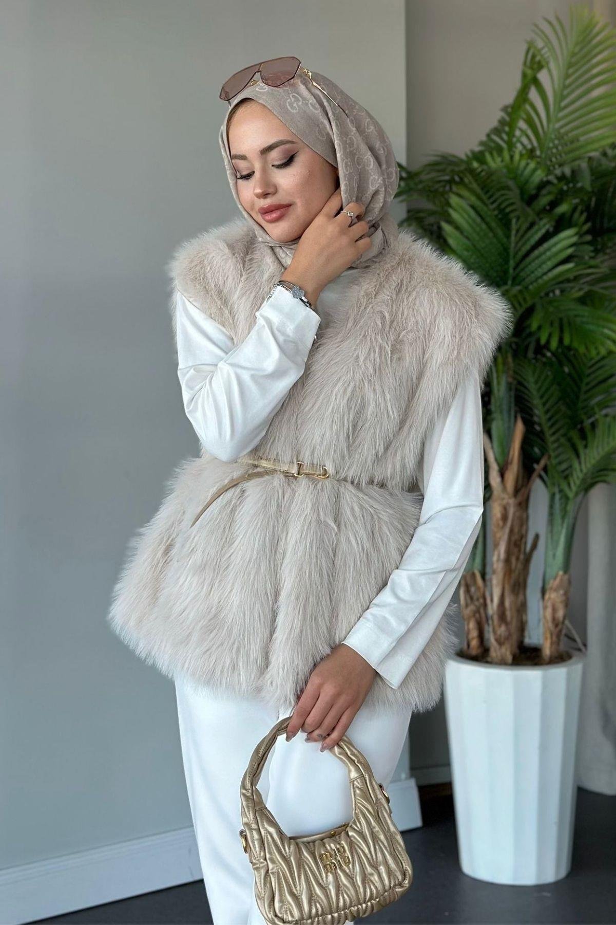 Kürk Yelek Bej, Fiyatları 