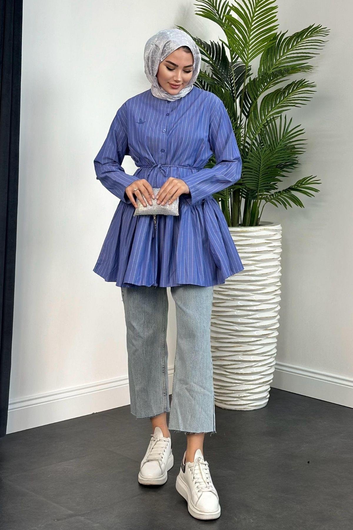 Kuşlu Muadil Gömlek Mavi, Fiyatları 