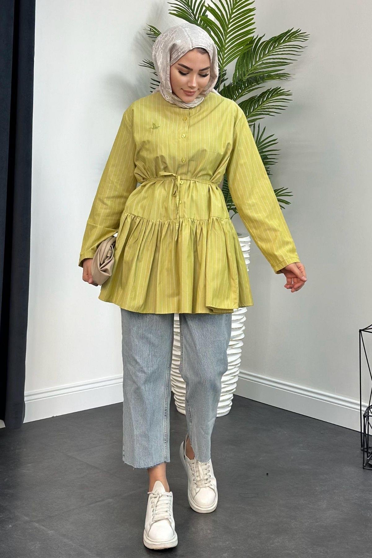 Kuşlu Muadil Gömlek Sarı, Fiyatları 