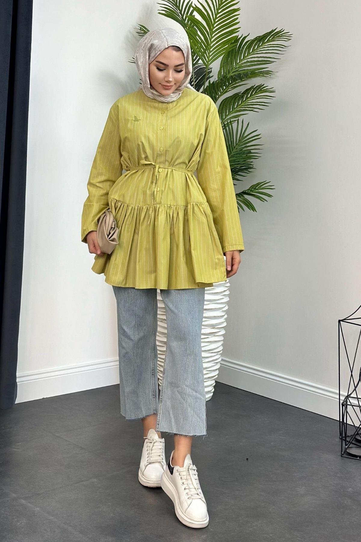 Kuşlu Muadil Gömlek Sarı, Fiyatları 