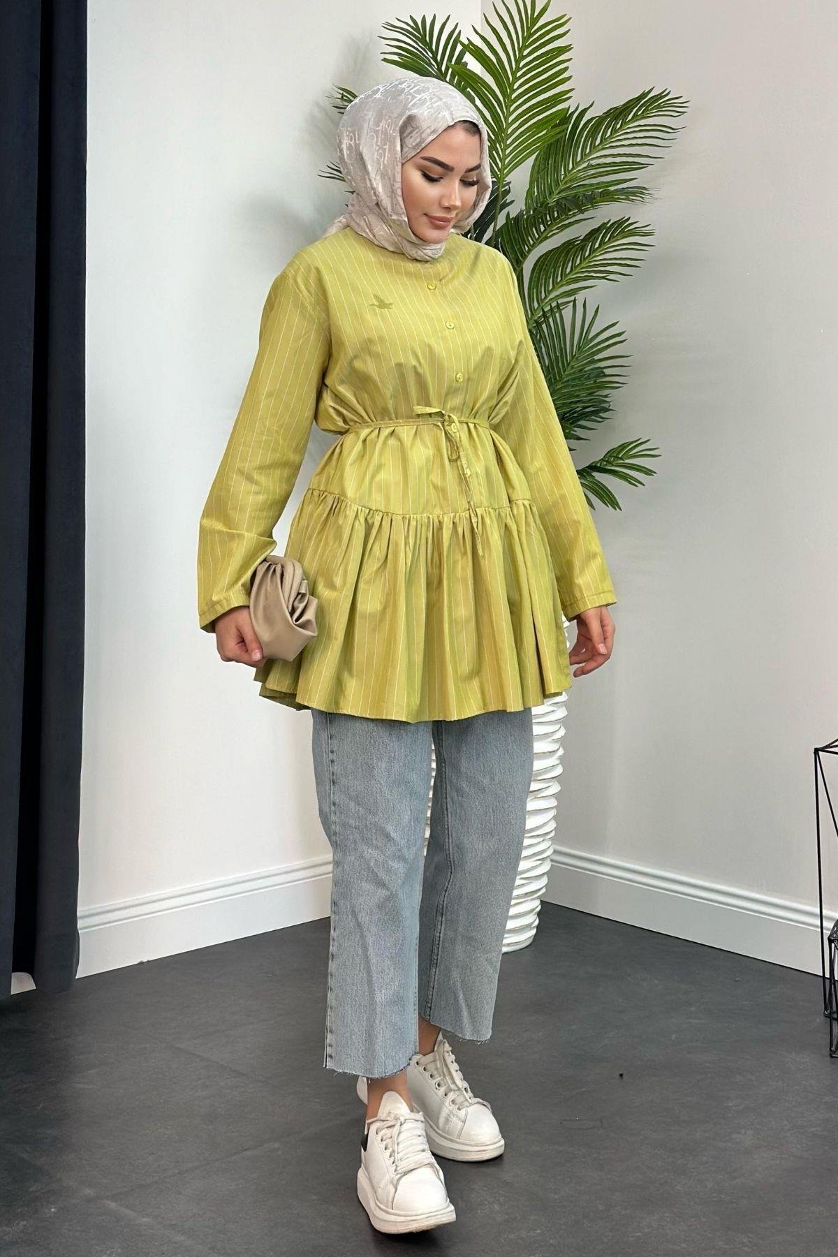 Kuşlu Muadil Gömlek Sarı, Fiyatları 