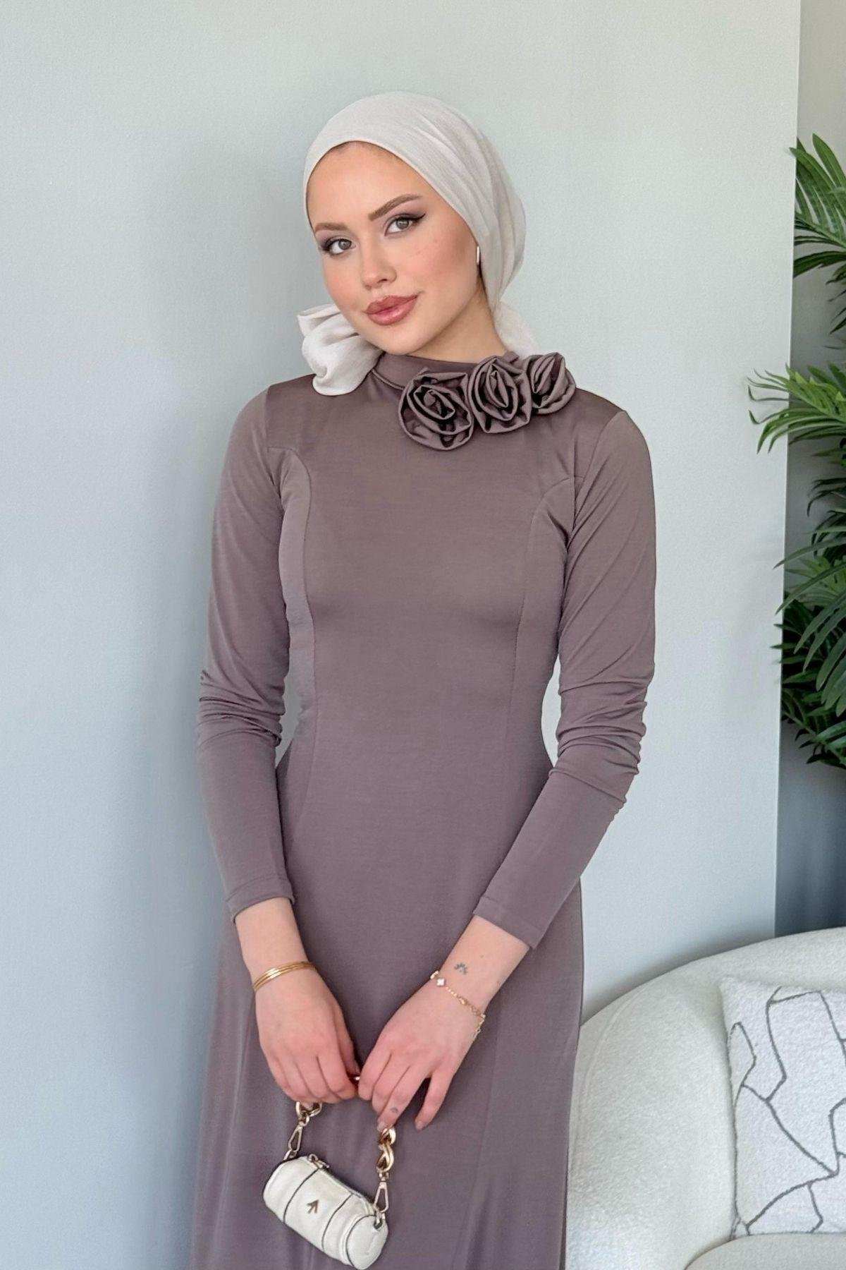 Kuveyt Sandy Elbise Vizon , Fiyatları Kuveyt Sandy Elbise Vizon - Haza Moda 