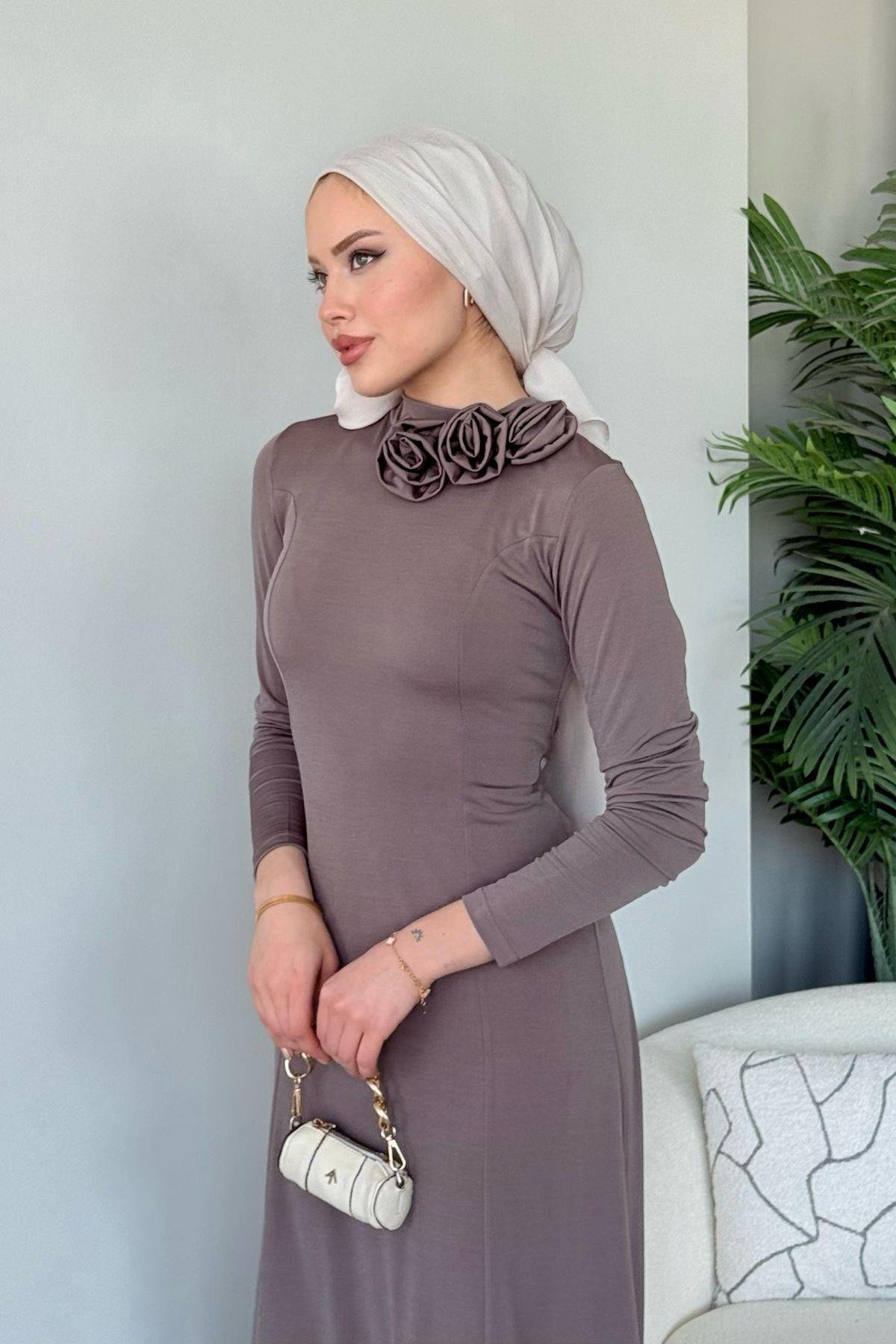 Kuveyt Sandy Elbise Vizon , Fiyatları Kuveyt Sandy Elbise Vizon - Haza Moda 