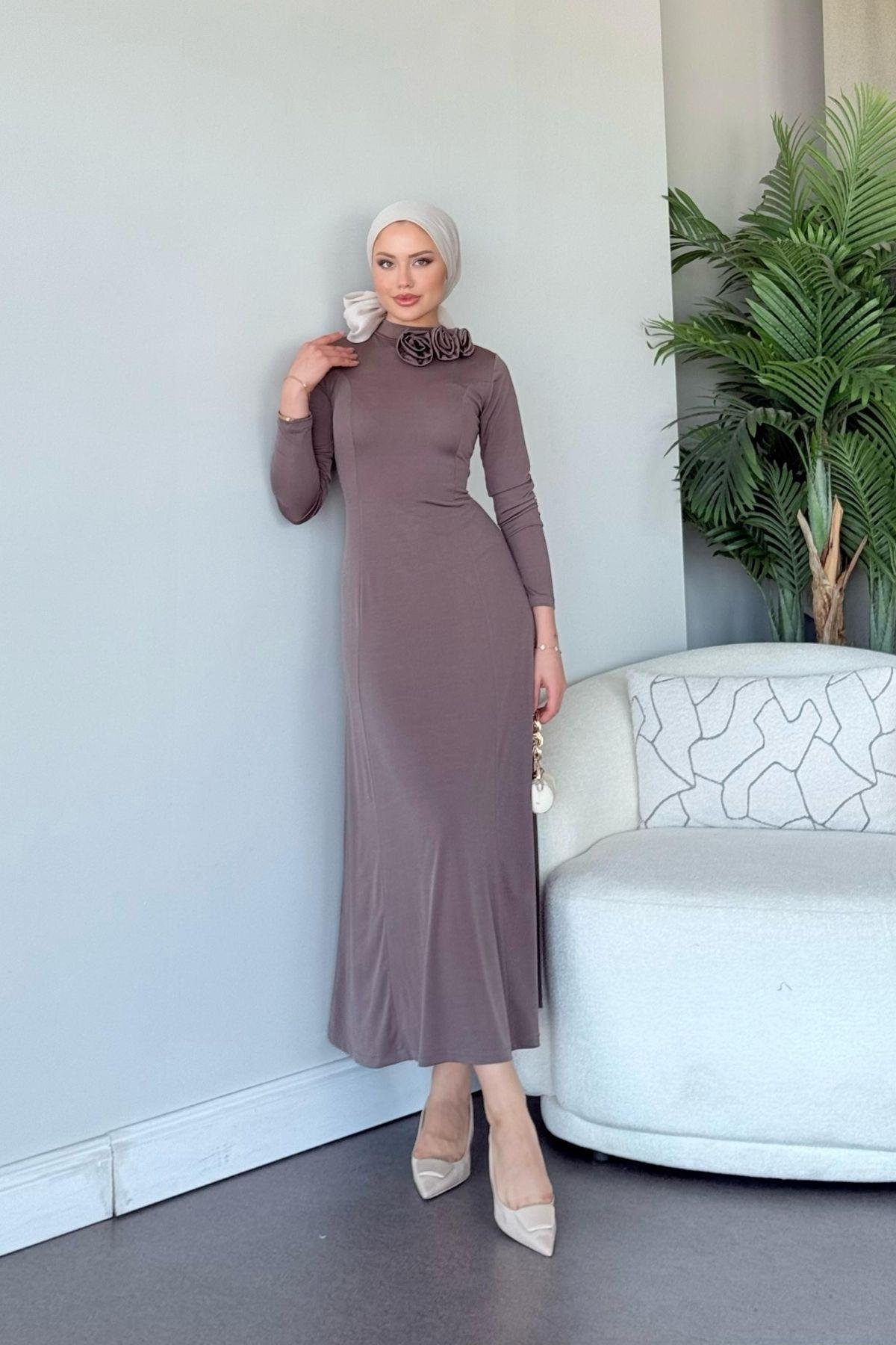 Kuveyt Sandy Elbise Vizon , Fiyatları Kuveyt Sandy Elbise Vizon - Haza Moda 