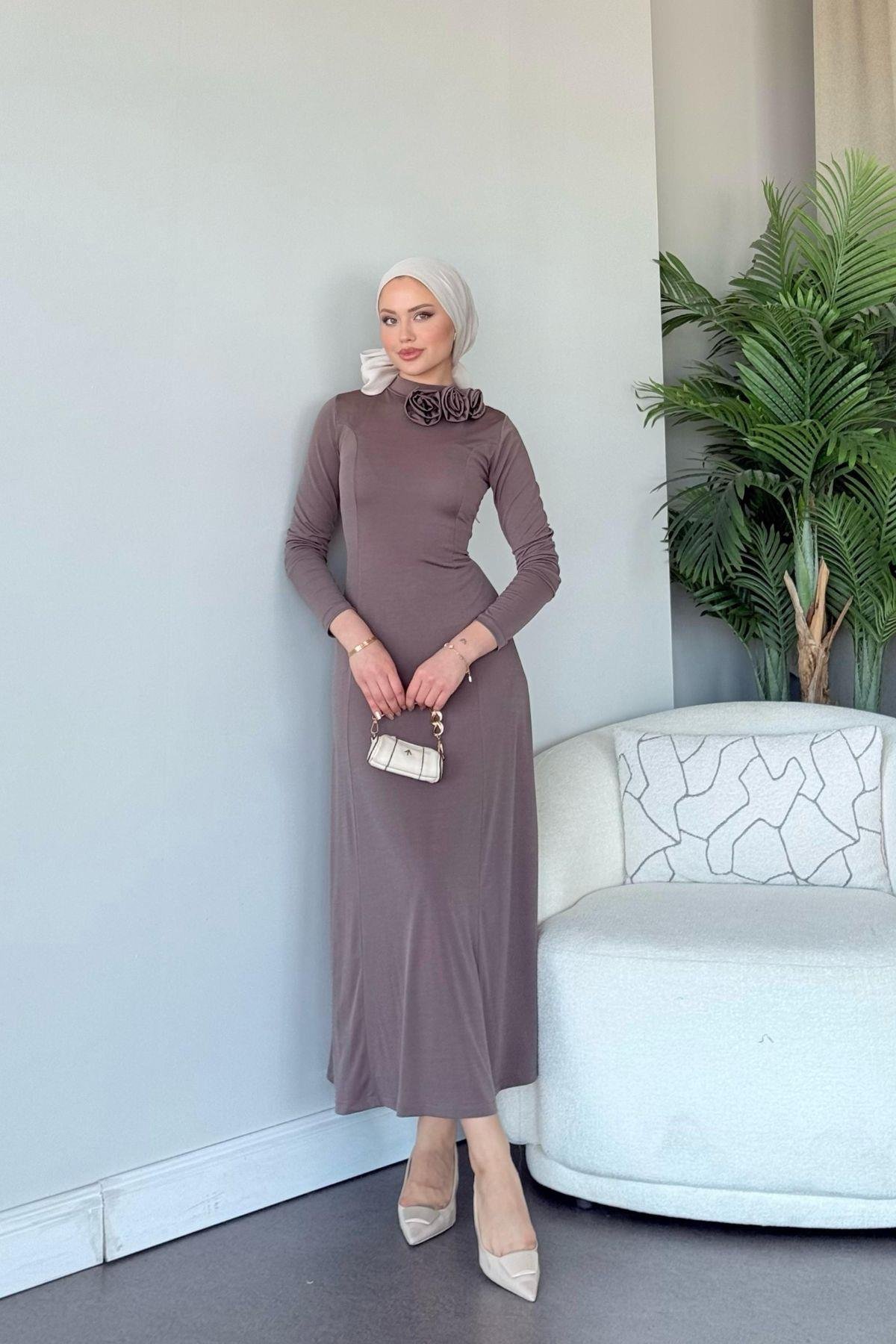 Kuveyt Sandy Elbise Vizon , Fiyatları Kuveyt Sandy Elbise Vizon - Haza Moda 