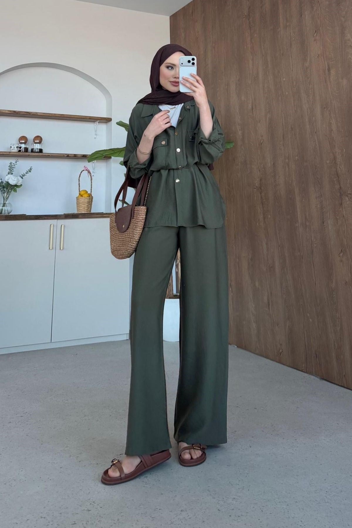 Lanet Çıtçıt Takım Haki, Fiyatları Lanet Çıtçıt Takım Haki | Haza Moda