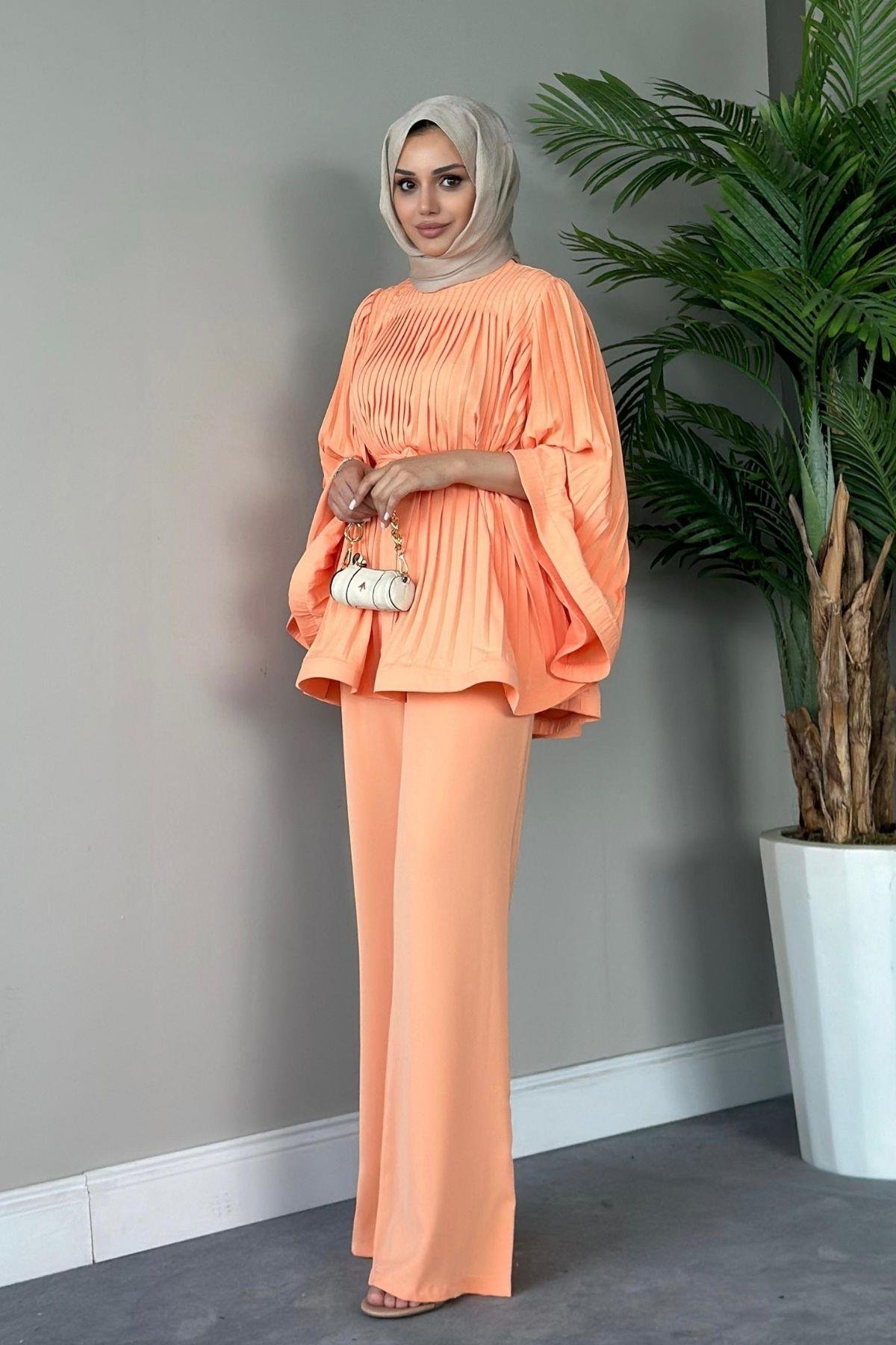 Larissa Takım Somon, Fiyatları Haza Moda | Tesettür Giyim | Larissa Takım Somon