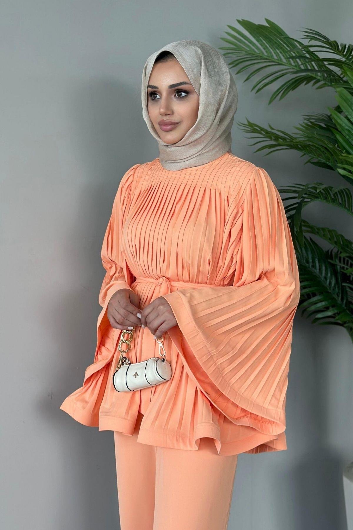 Larissa Takım Somon, Fiyatları Haza Moda | Tesettür Giyim | Larissa Takım Somon