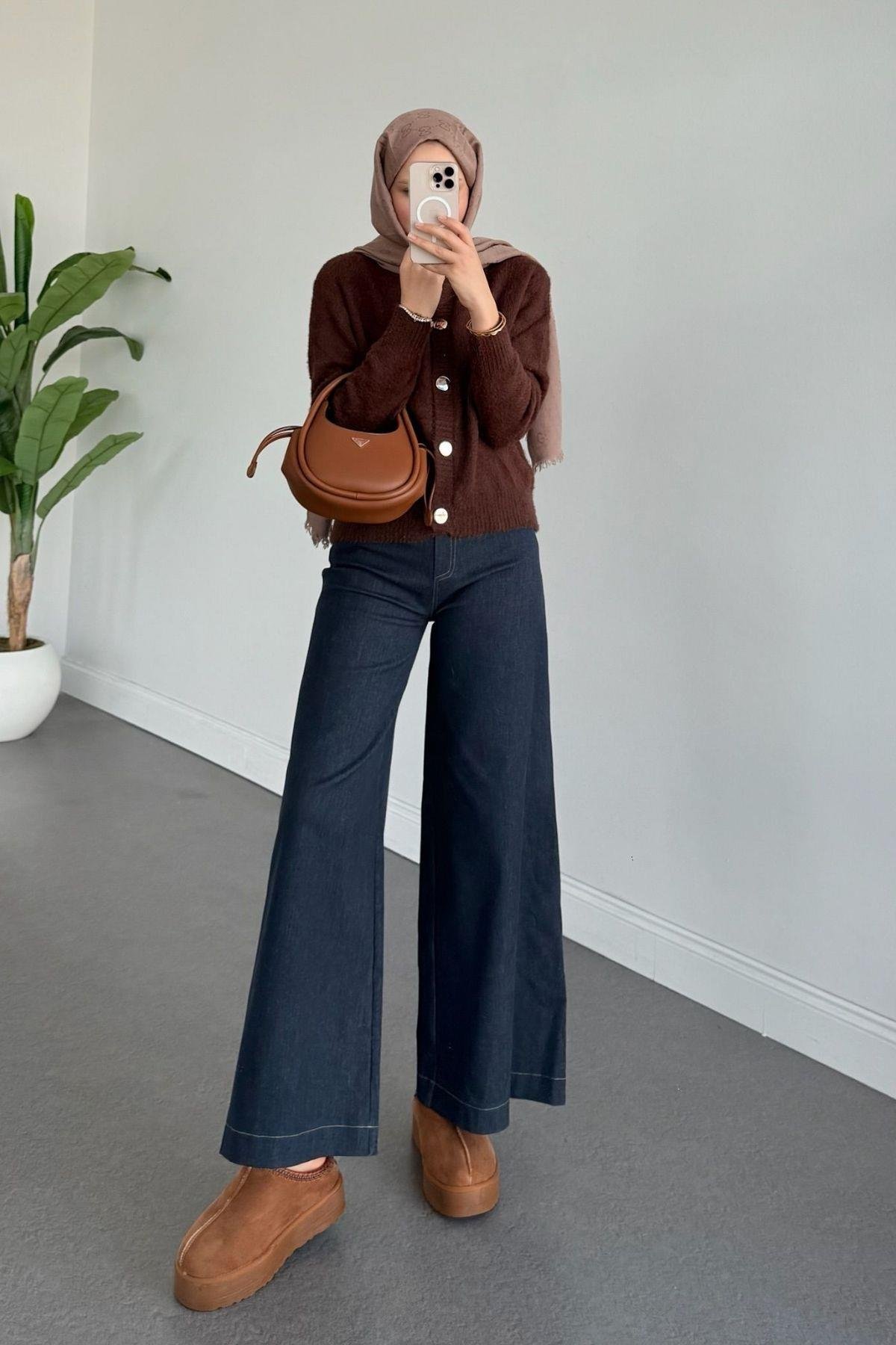 Lavinya Düğmeli Hırka Kahve, Fiyatları Lavinya Düğmeli Hırka Kahve Haza Moda 