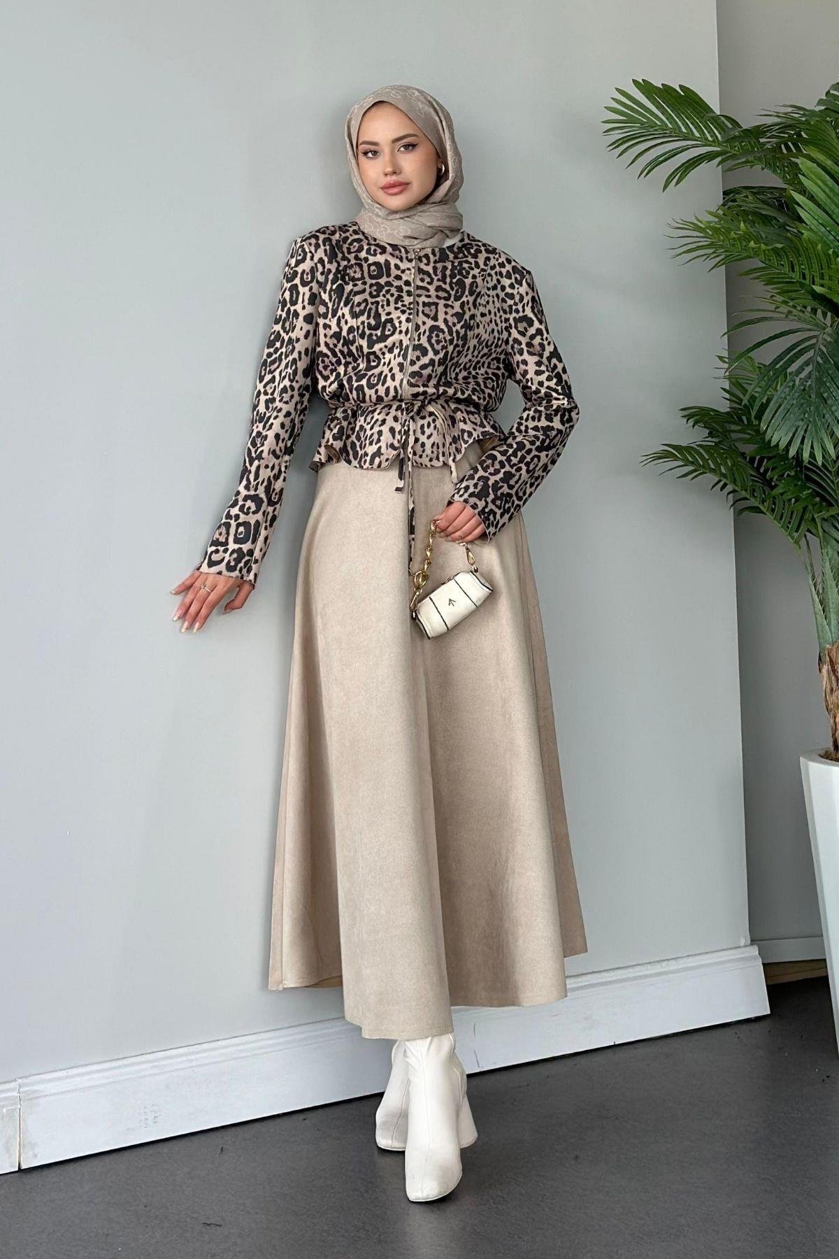 Leopar Etekli Takım Kahve, Fiyatları 