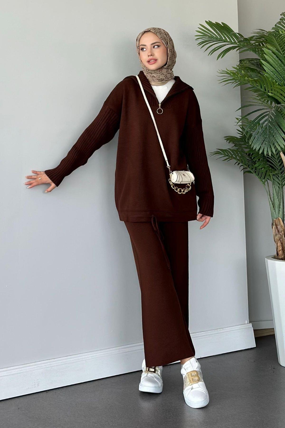 Liney Triko Takım Acıkahve, Fiyatları 