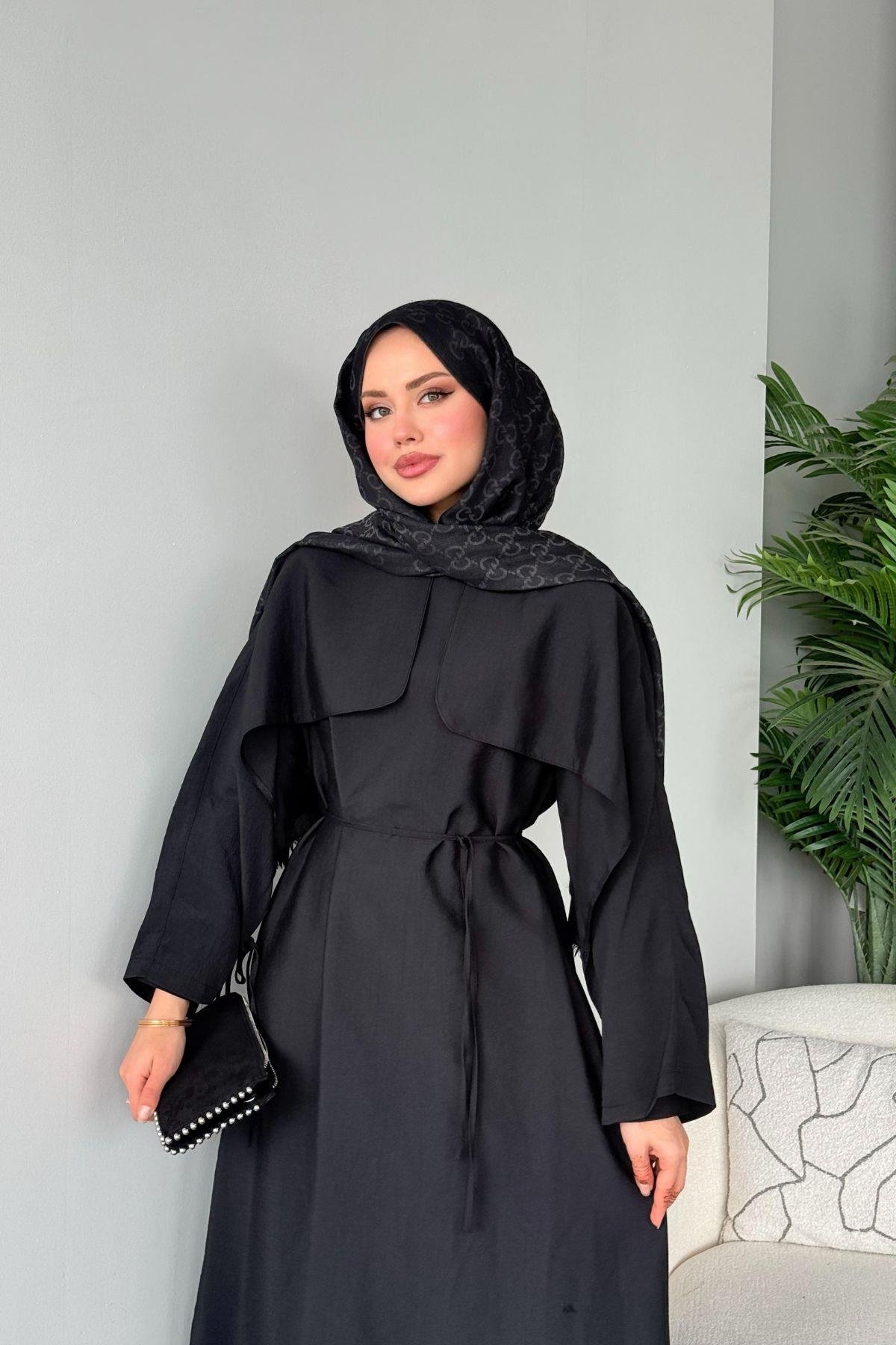 Loya Pelerinli Elbise Siyah, Fiyatları Loya Pelerinli Elbise Siyah