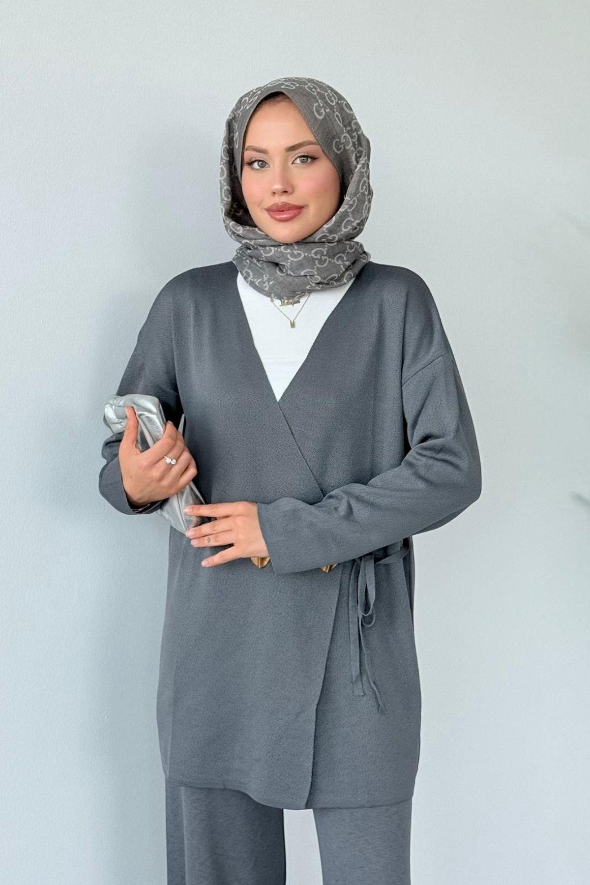 Lyon Merserize Takım Füme, Fiyatları Lyon Merserize Takım Füme- Haza Moda 