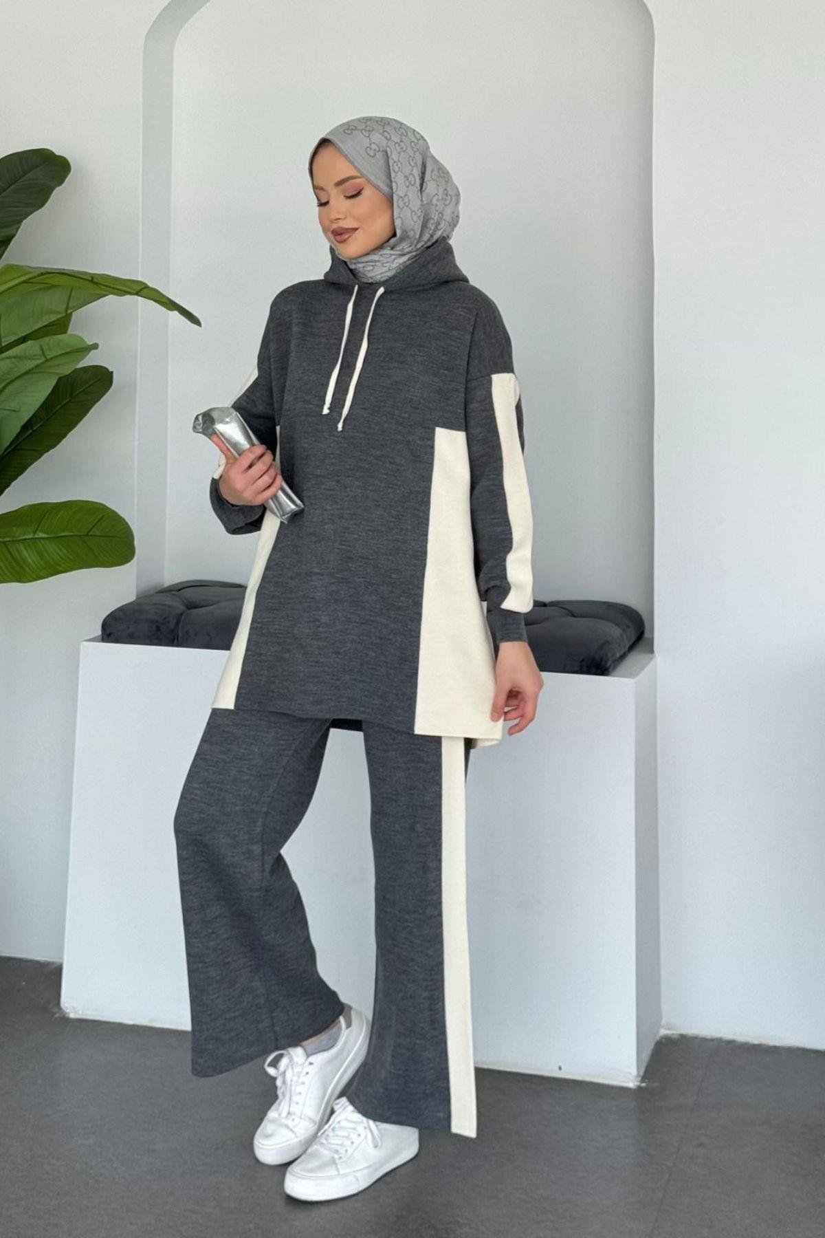 Maria Spor Takım Gri, Fiyatları Maria Spor Takım Gri - Haza Moda 