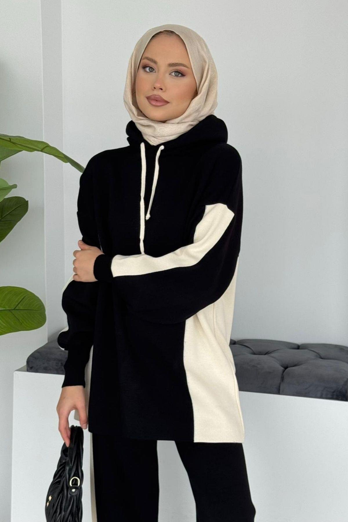 Maria Spor Takım Siyah, Fiyatları Maria Spor Takım Siyah- Haza Moda 