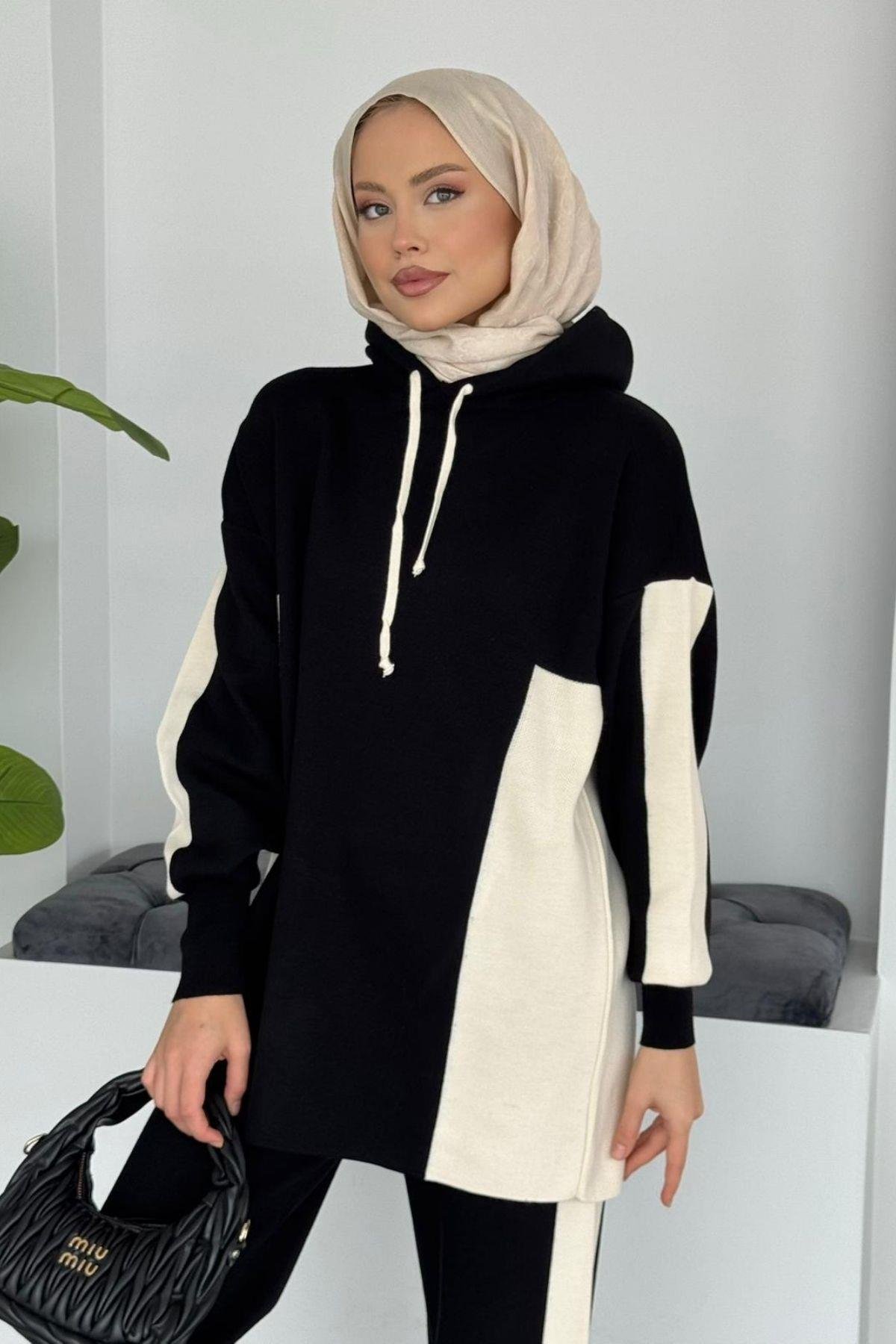 Maria Spor Takım Siyah, Fiyatları Maria Spor Takım Siyah- Haza Moda 