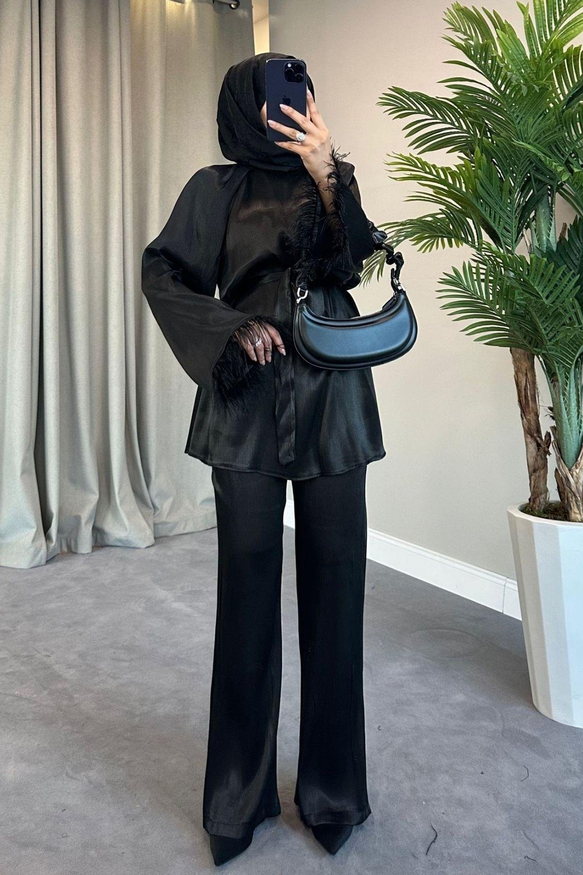 Mariya Tüylü Takım Siyah, Fiyatları 