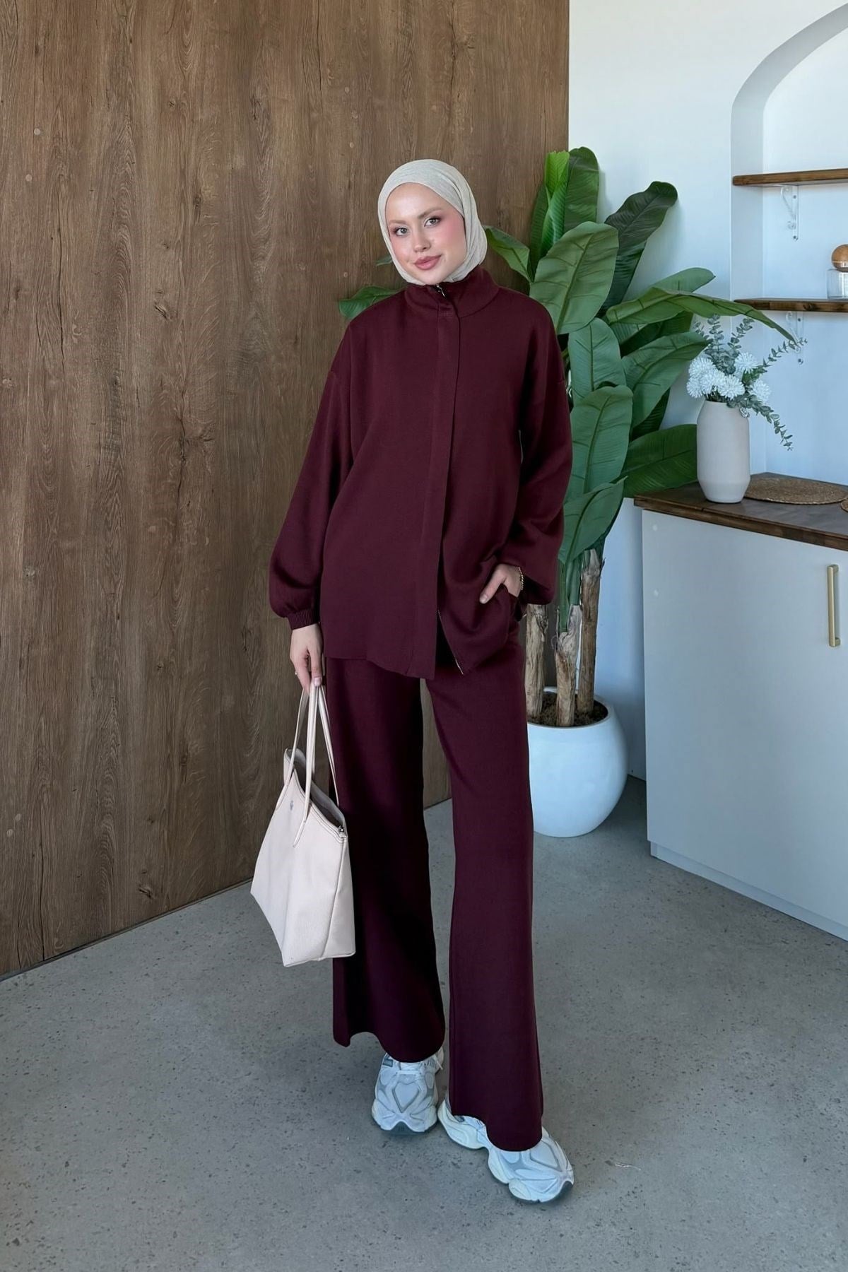 Meksiko Çift Fermuarlı Takım Bordo, Fiyatları Meksiko Çift Fermuarlı Takım Bordo| Haza Moda