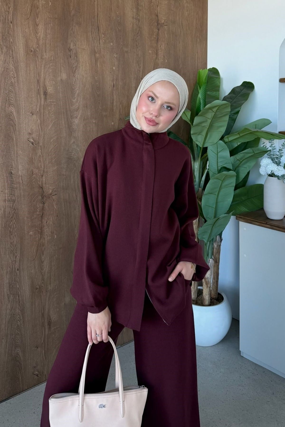 Meksiko Çift Fermuarlı Takım Bordo, Fiyatları Meksiko Çift Fermuarlı Takım Bordo| Haza Moda