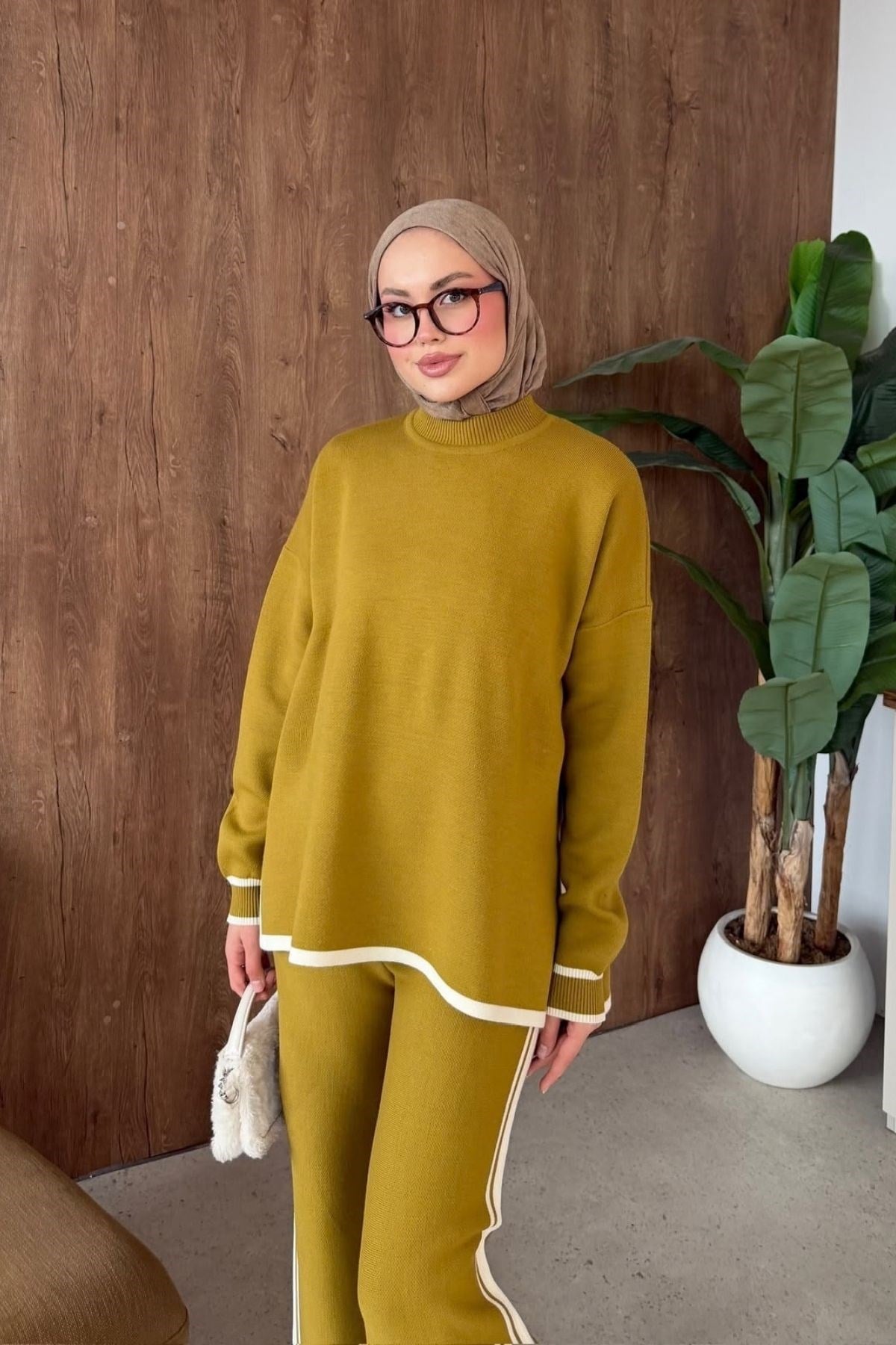 Melisa  Şerit Detay Pike Takım Hardal, Fiyatları 